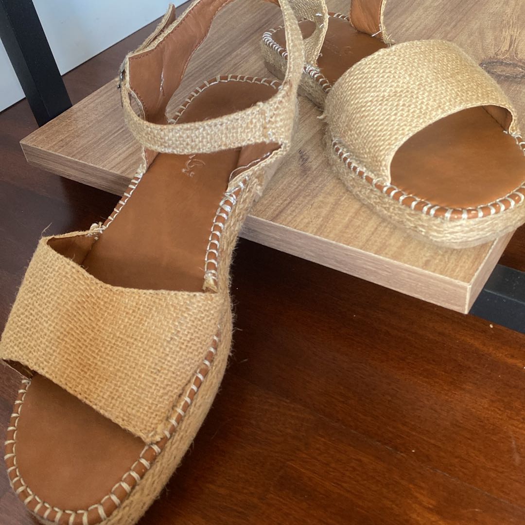 Hasır Espadril Sandalet tertemiz — görsel 2/13