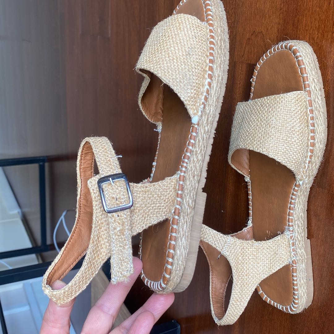 Hasır Espadril Sandalet tertemiz — görsel 6/13