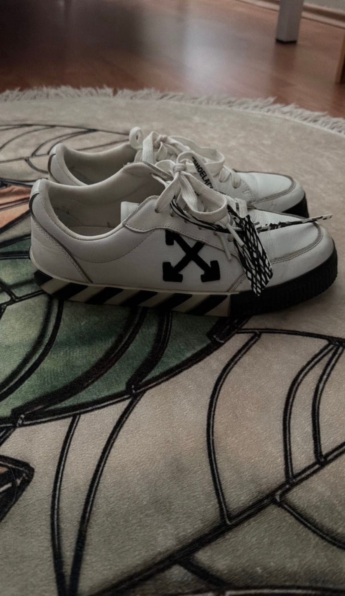 Off White Siyah Beyaz Sneaker — görsel 3/3