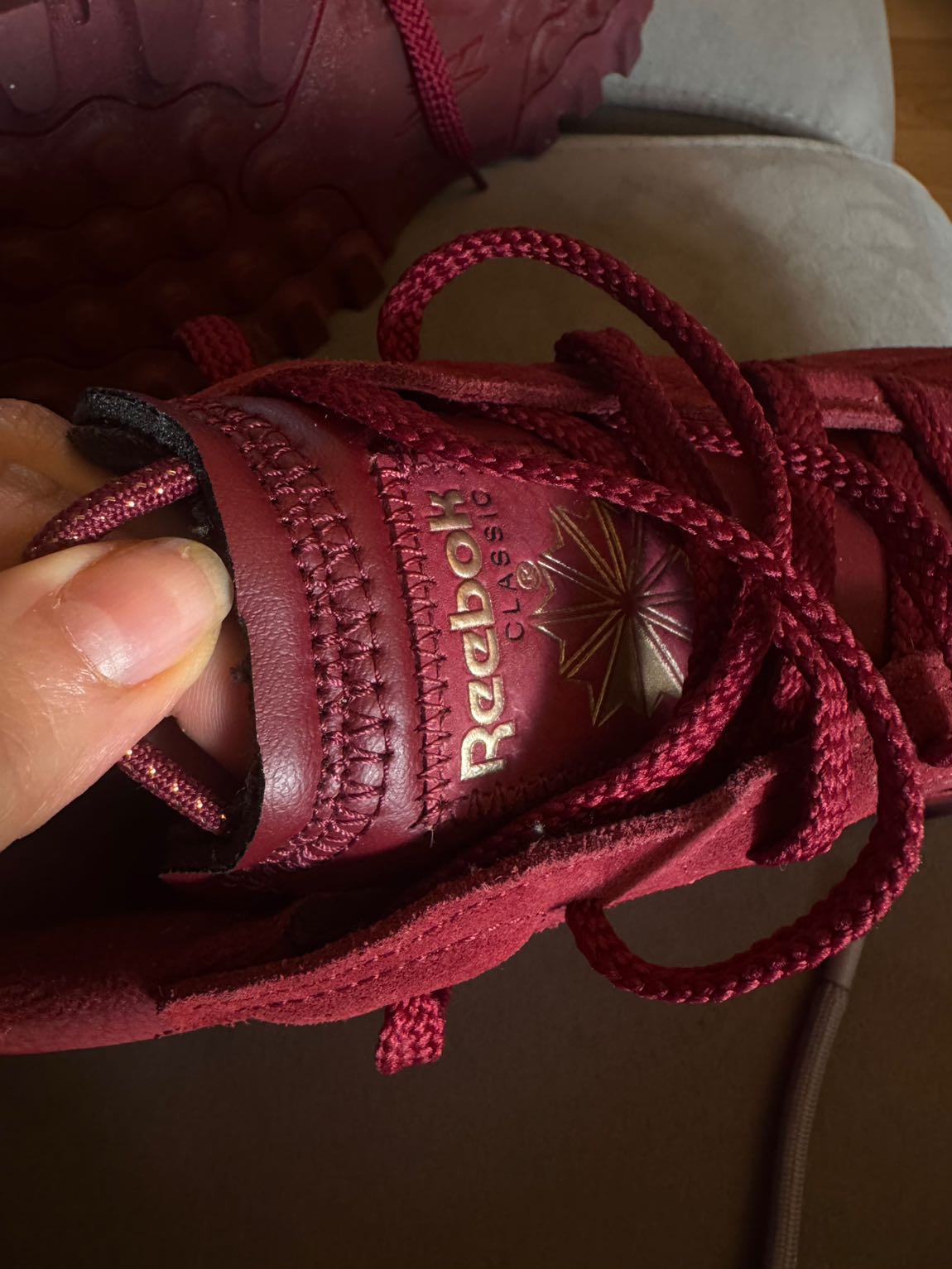 Reebok Bordo Spor Ayakkabı — görsel 5/5