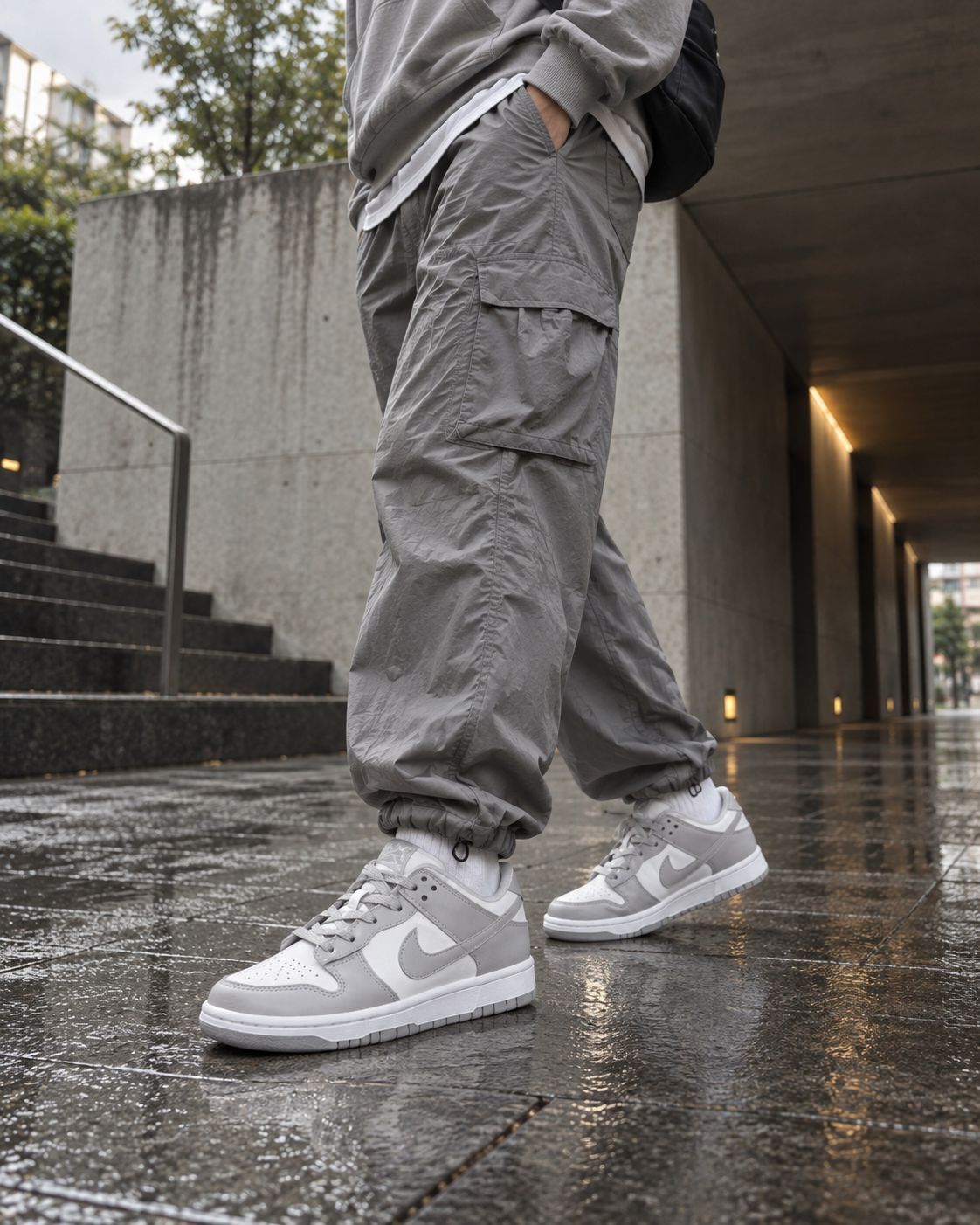 Nike Dunk Low Grey Fog Gri Unisex — görsel 2/3
