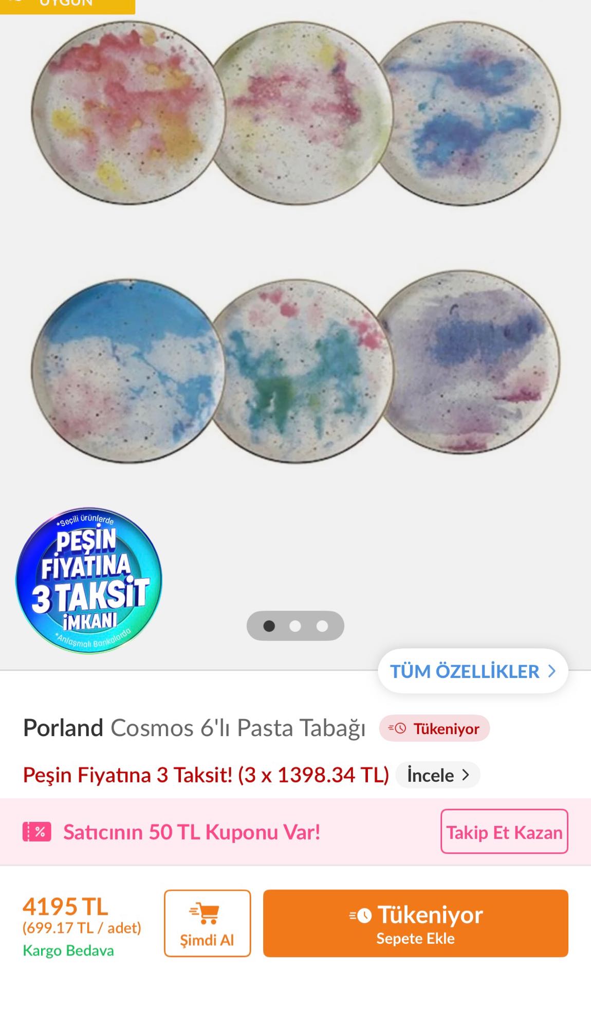 PORLAND COSMOS almadan yorum yazınız — görsel 10/10