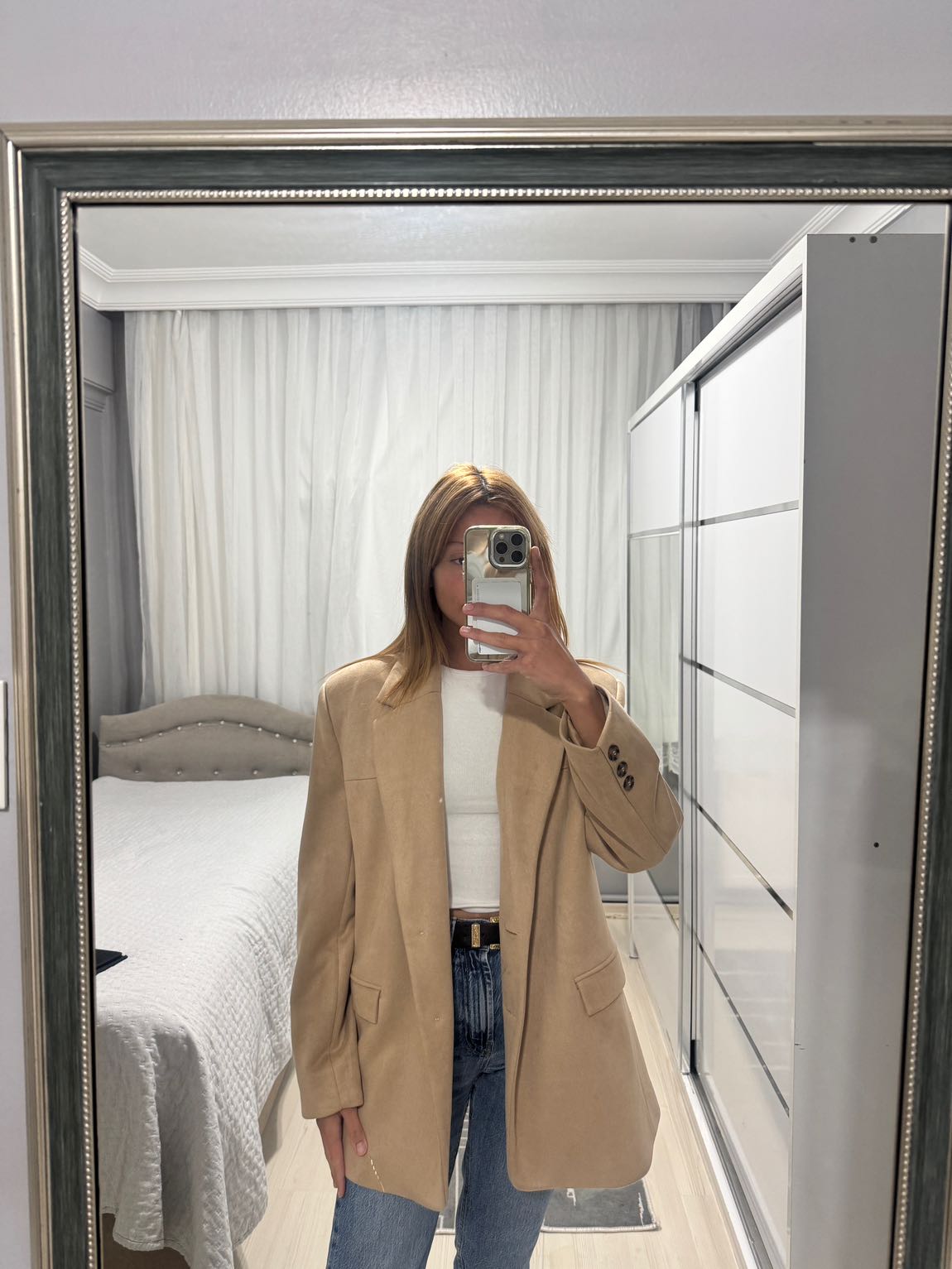 Bej Blazer Ceket — görsel 2/4