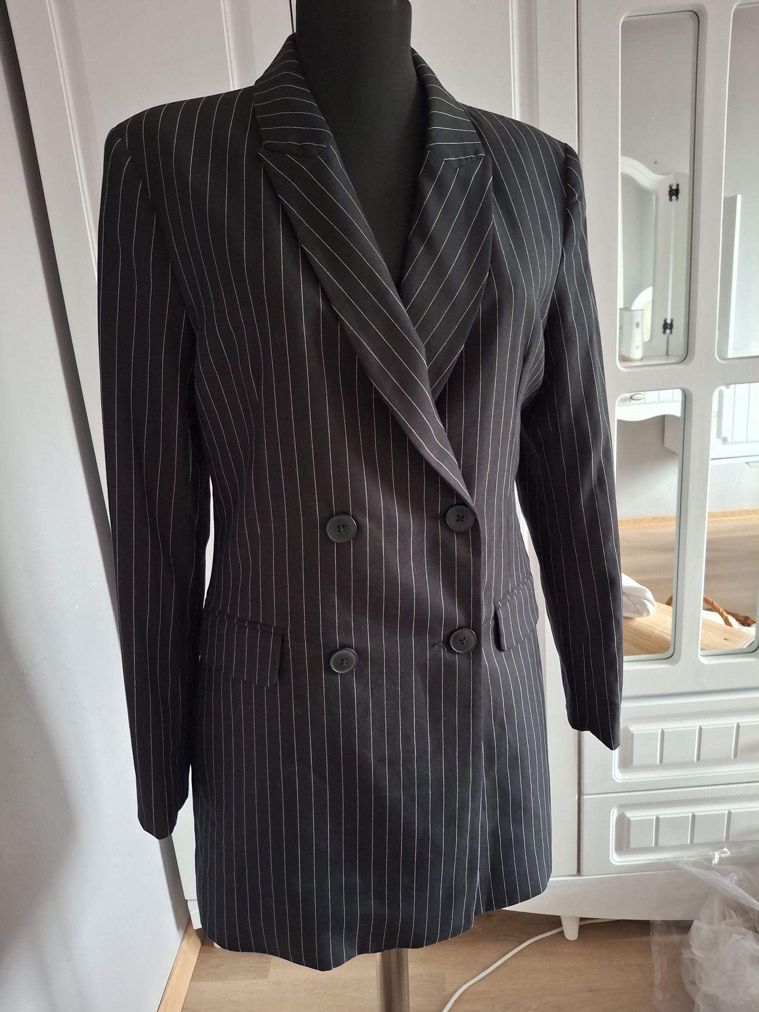 Stradivarius Çizgili Blazer Elbise — görsel 5/6