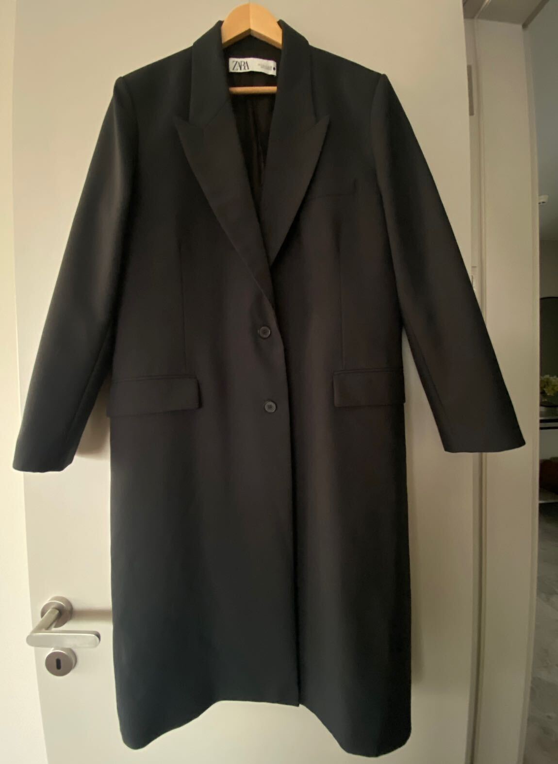 Zara Maskülen Sıfır Uzun Ceket — görsel 3/11