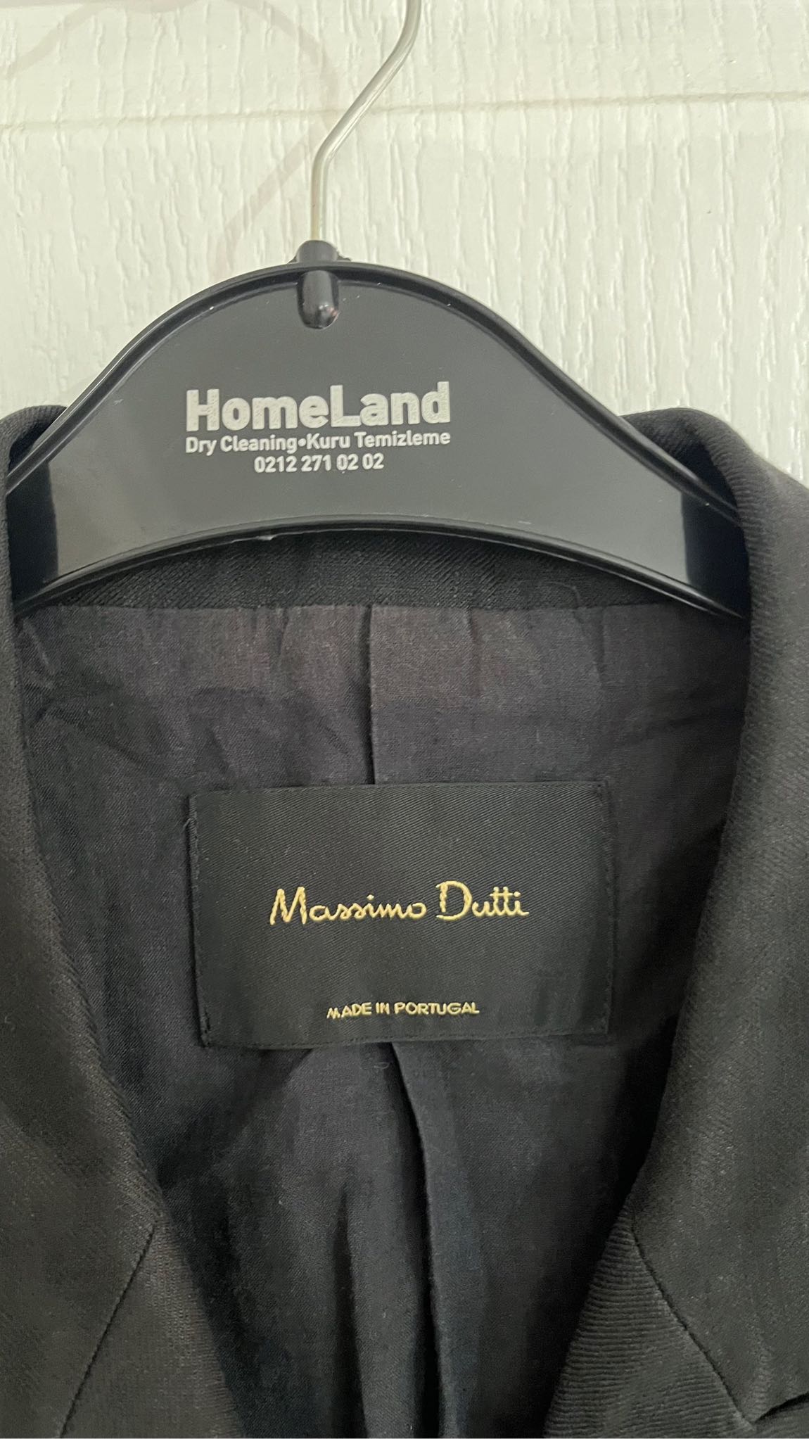 Massimo Dutti Siyah Keten Blazer Ceket — görsel 7/15