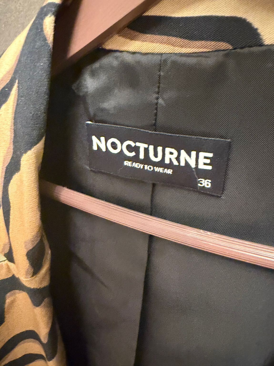 Nocturne Zebra Desenli Ceket — görsel 4/5