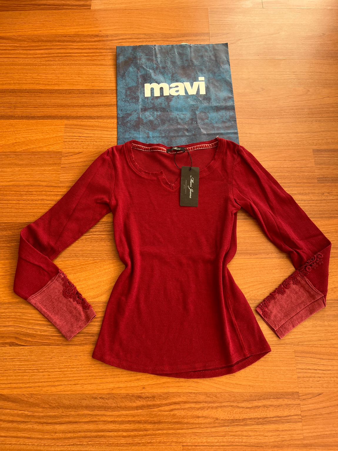 Mavi JEANS Bordo Bluz — görsel 9/10