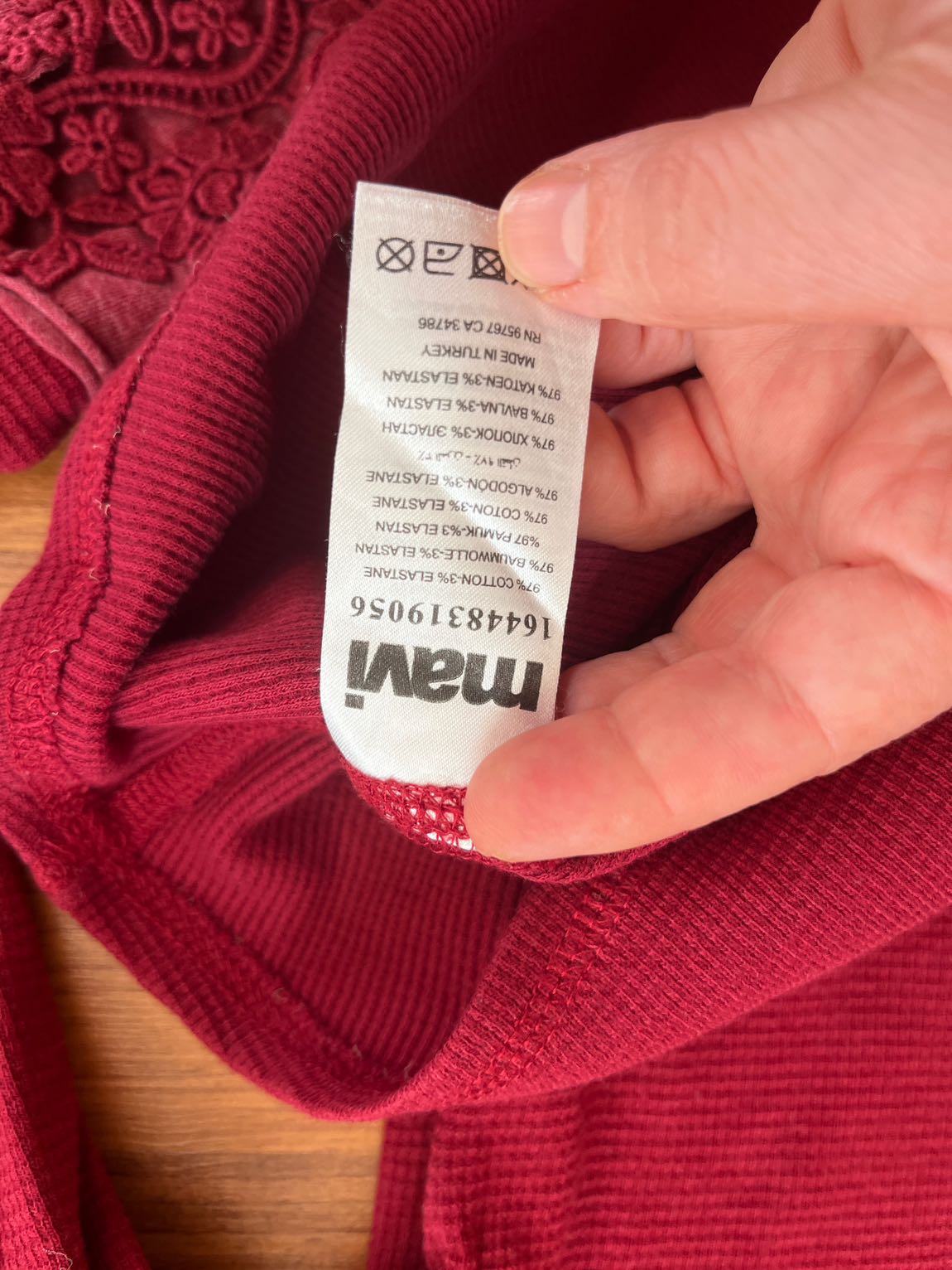 Mavi JEANS Bordo Bluz — görsel 8/10