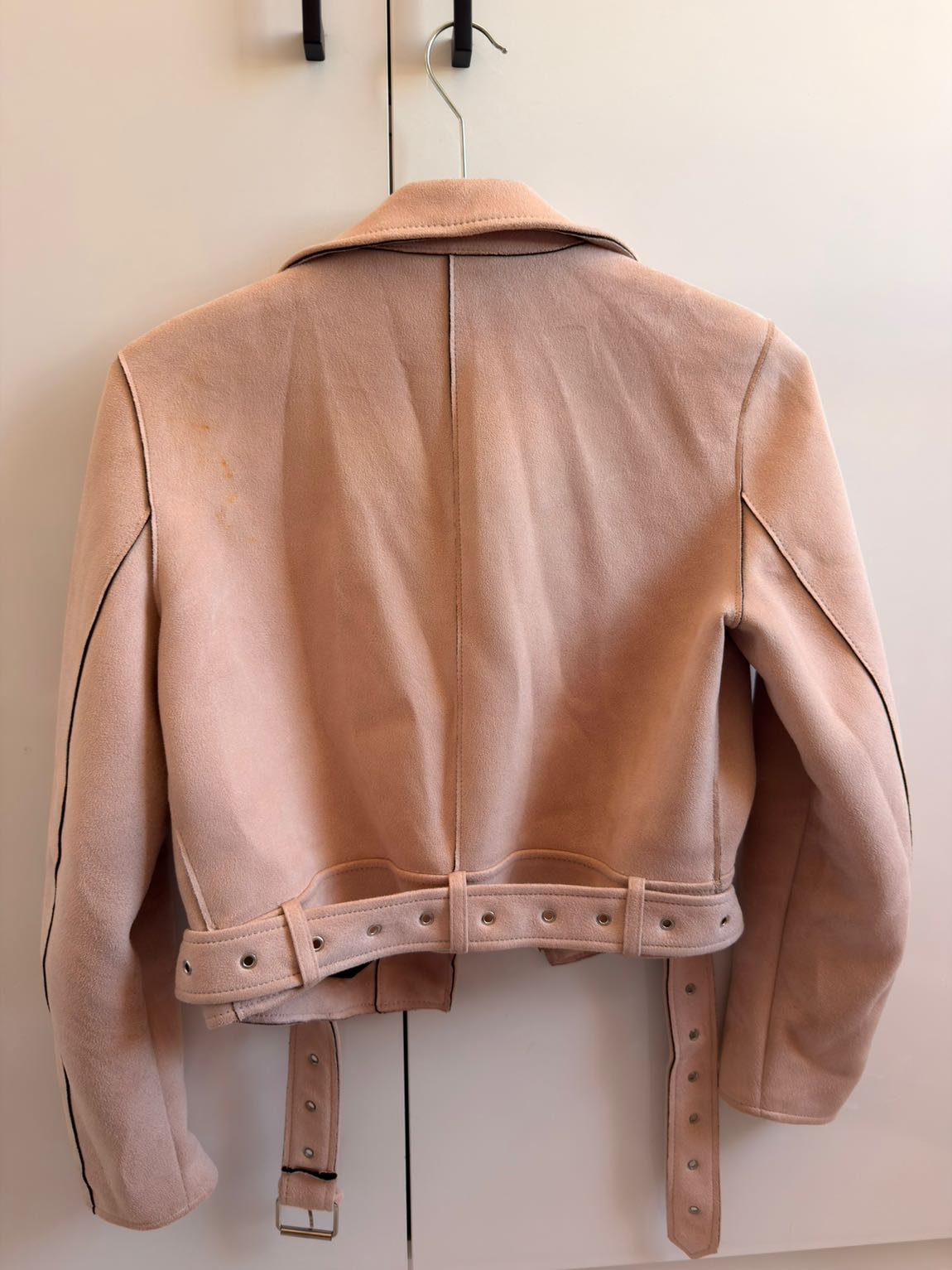 Zara Pembe Süet Ceket — görsel 2/4