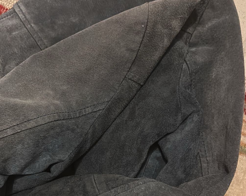 Mango Fitted Suede Jacket — görsel 5/7