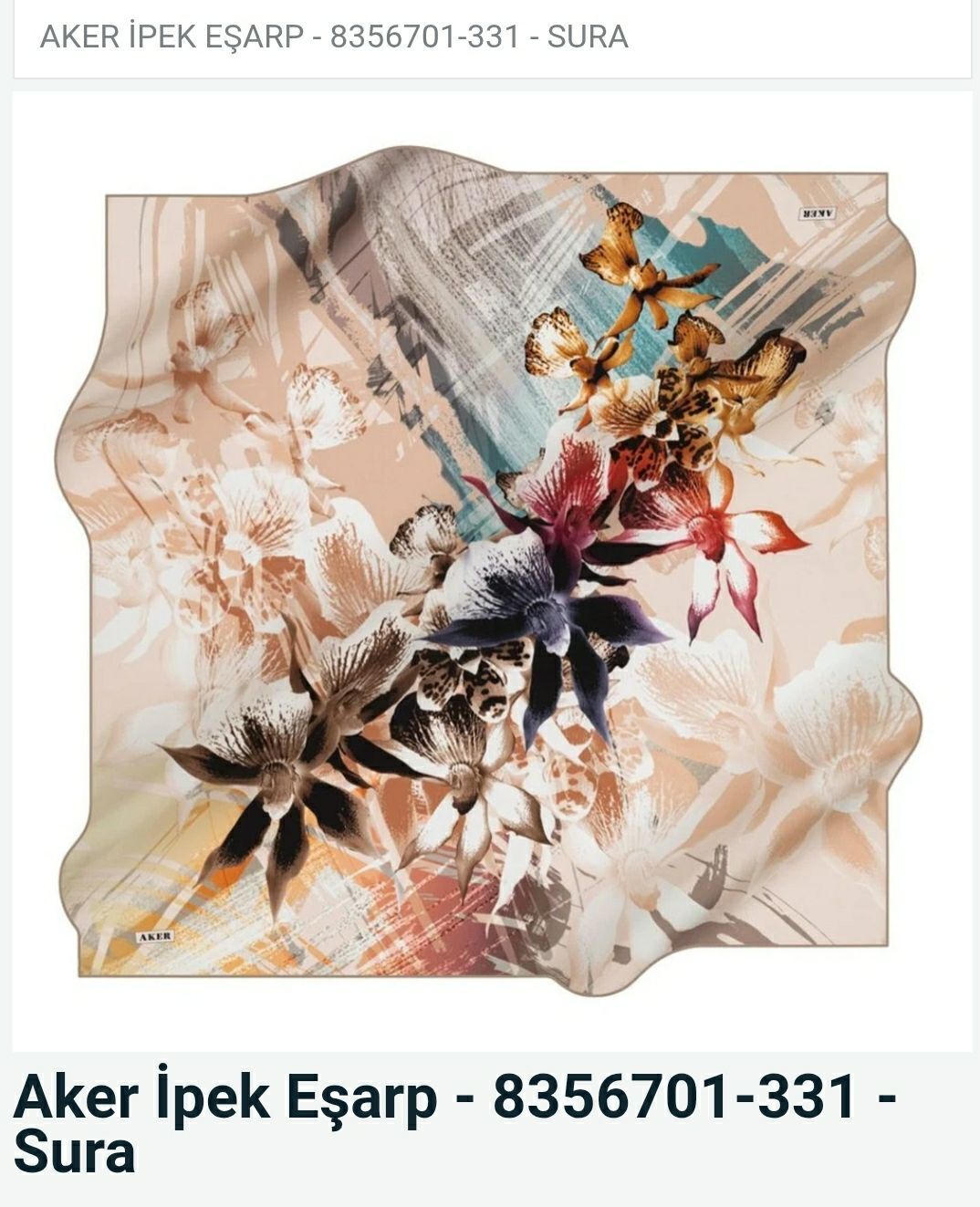 Aker İpek Eşarp Armine İpek Eşarp — görsel 4/10