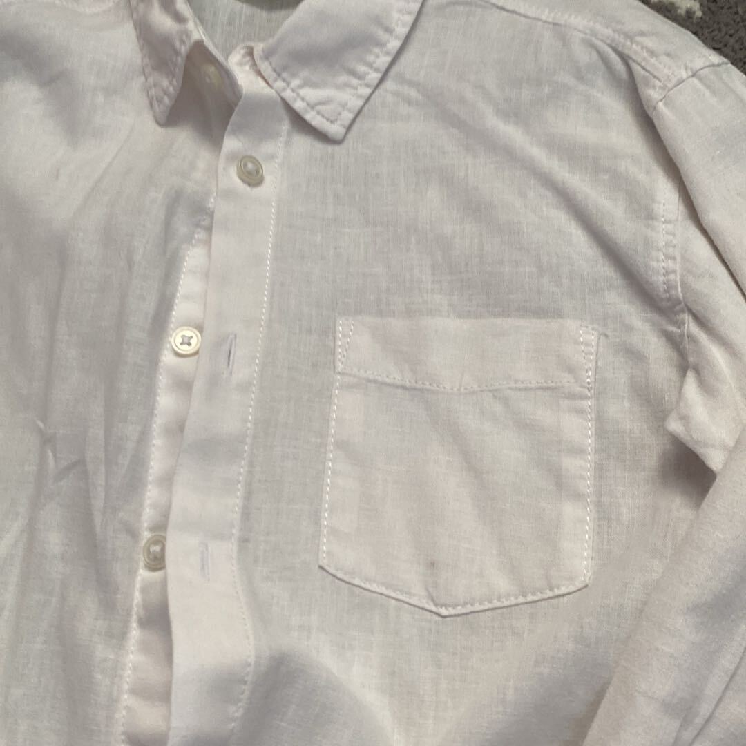 H&M Beyaz Çocuk Gömlek — görsel 4/4