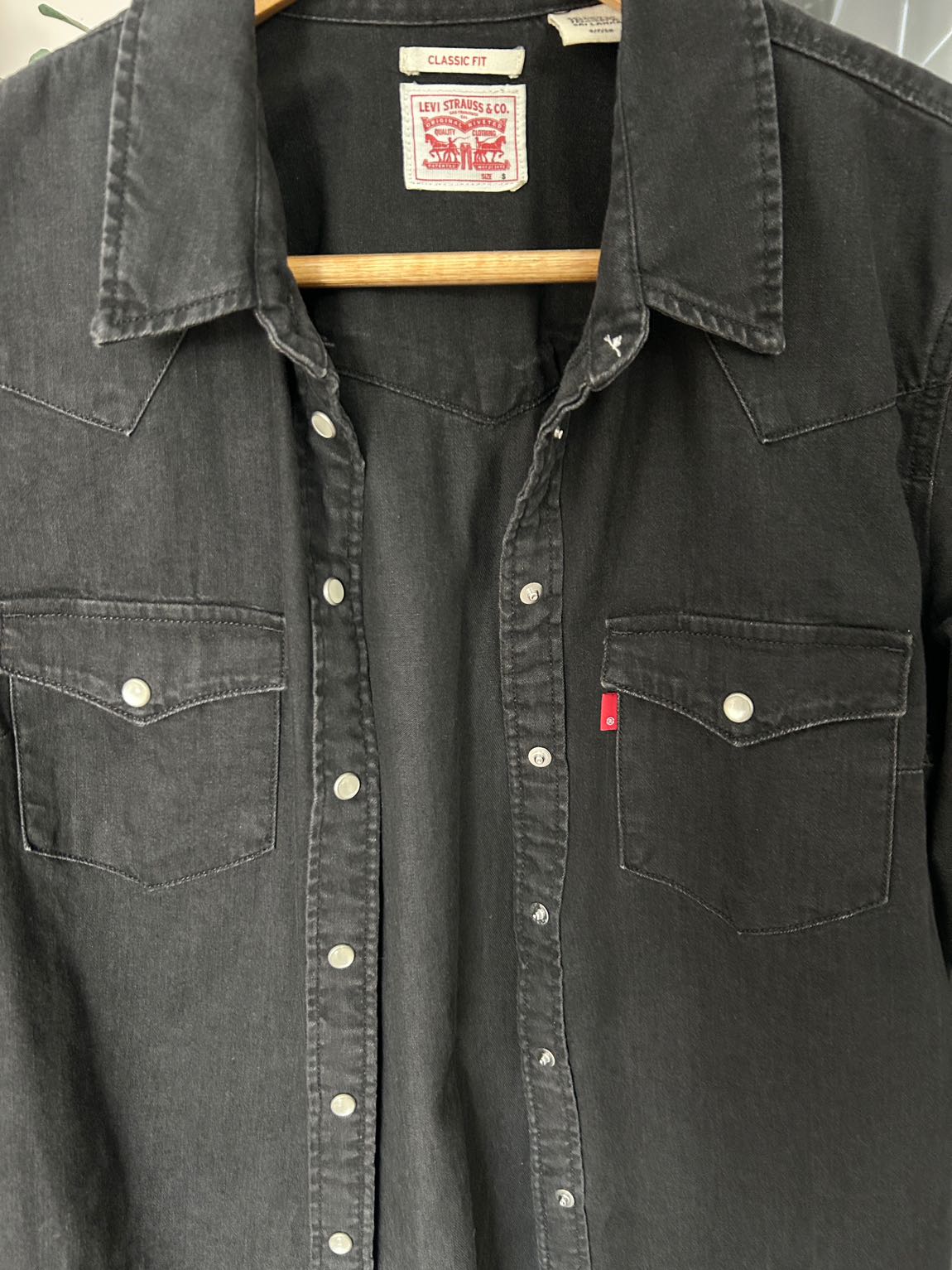 Levi's Siyah Kot Gömlek — görsel 4/6