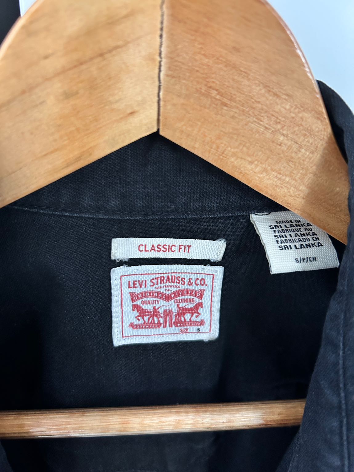 Levi's Siyah Kot Gömlek — görsel 3/6