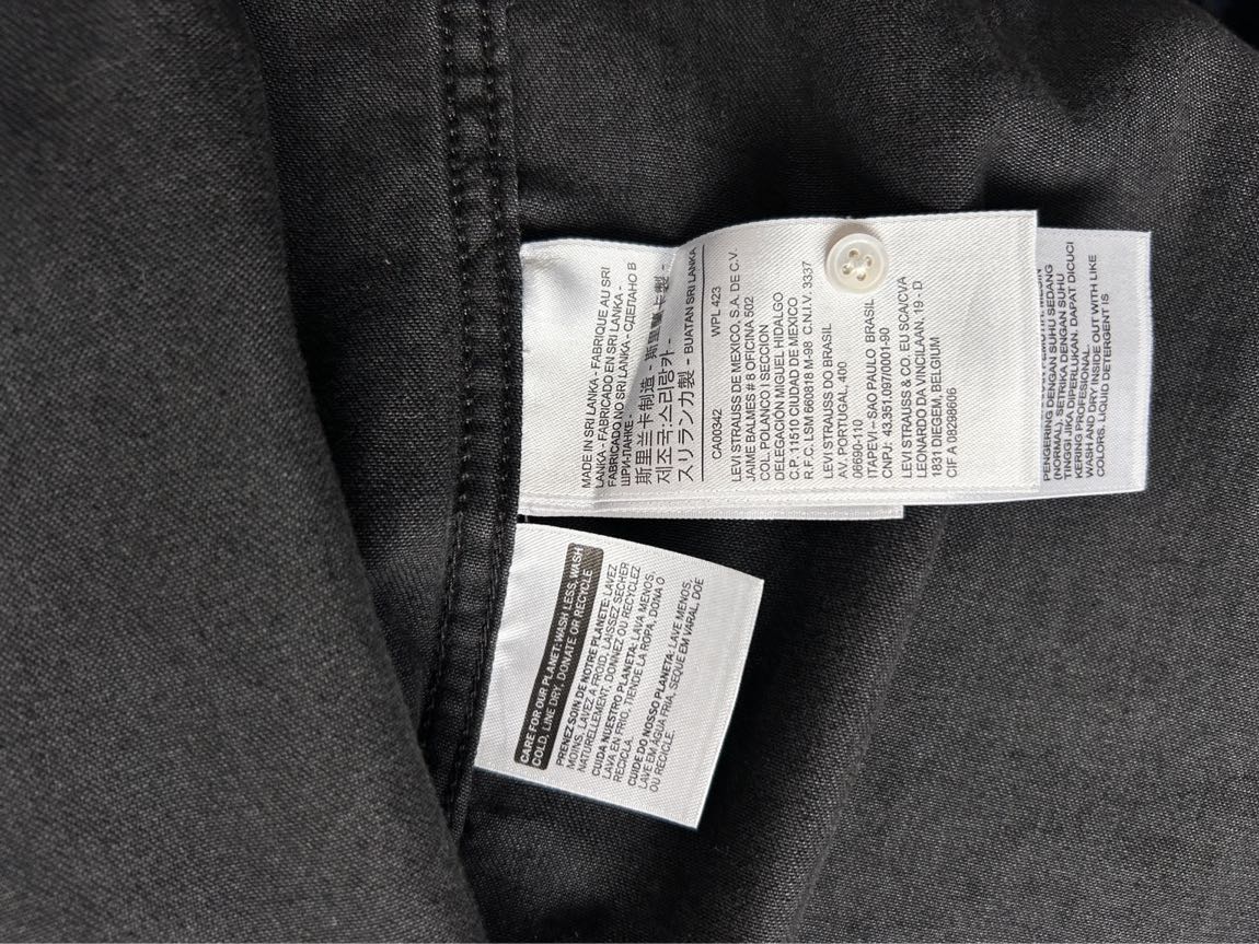 Levi's Siyah Kot Gömlek — görsel 5/6
