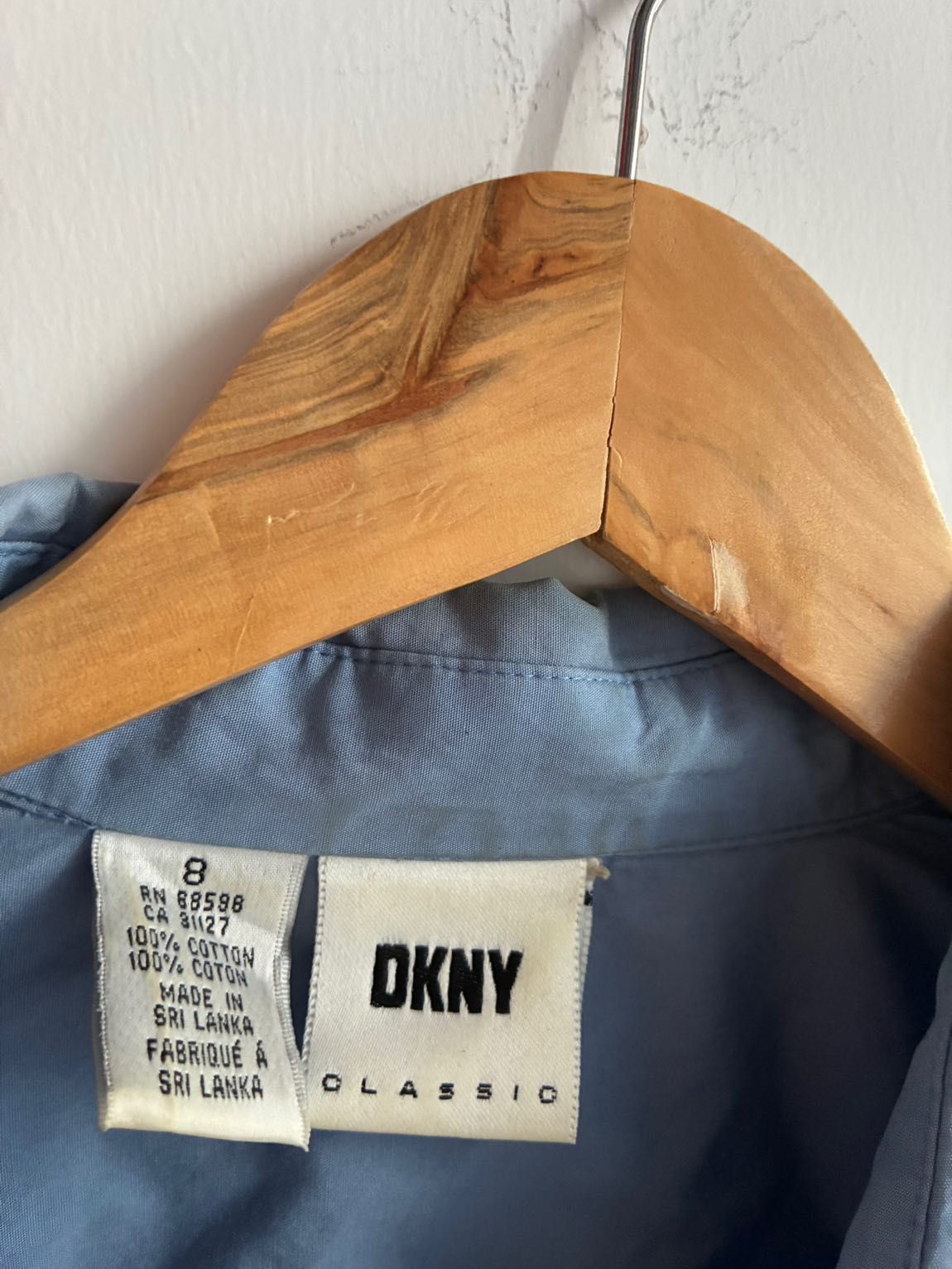DKNY Klasik Mavi Gömlek — görsel 3/3