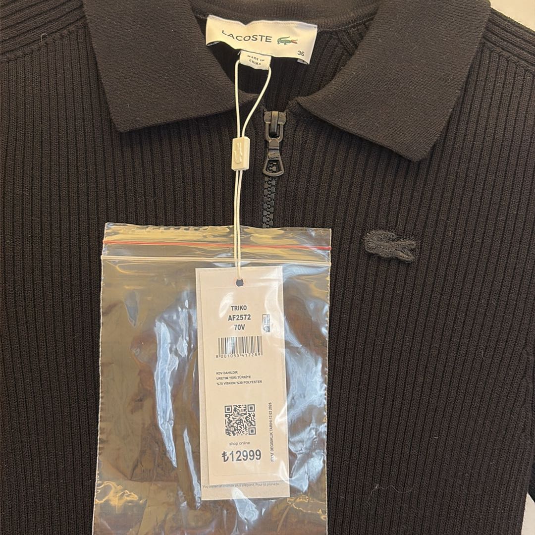 Siyah Polo Yaka Elbise — görsel 2/5