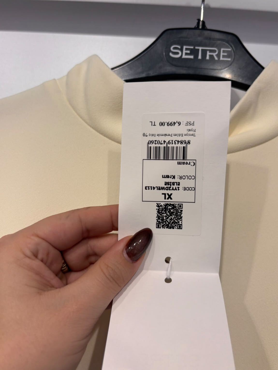 Setre Krem Günlük Elbise (Z) — görsel 3/4