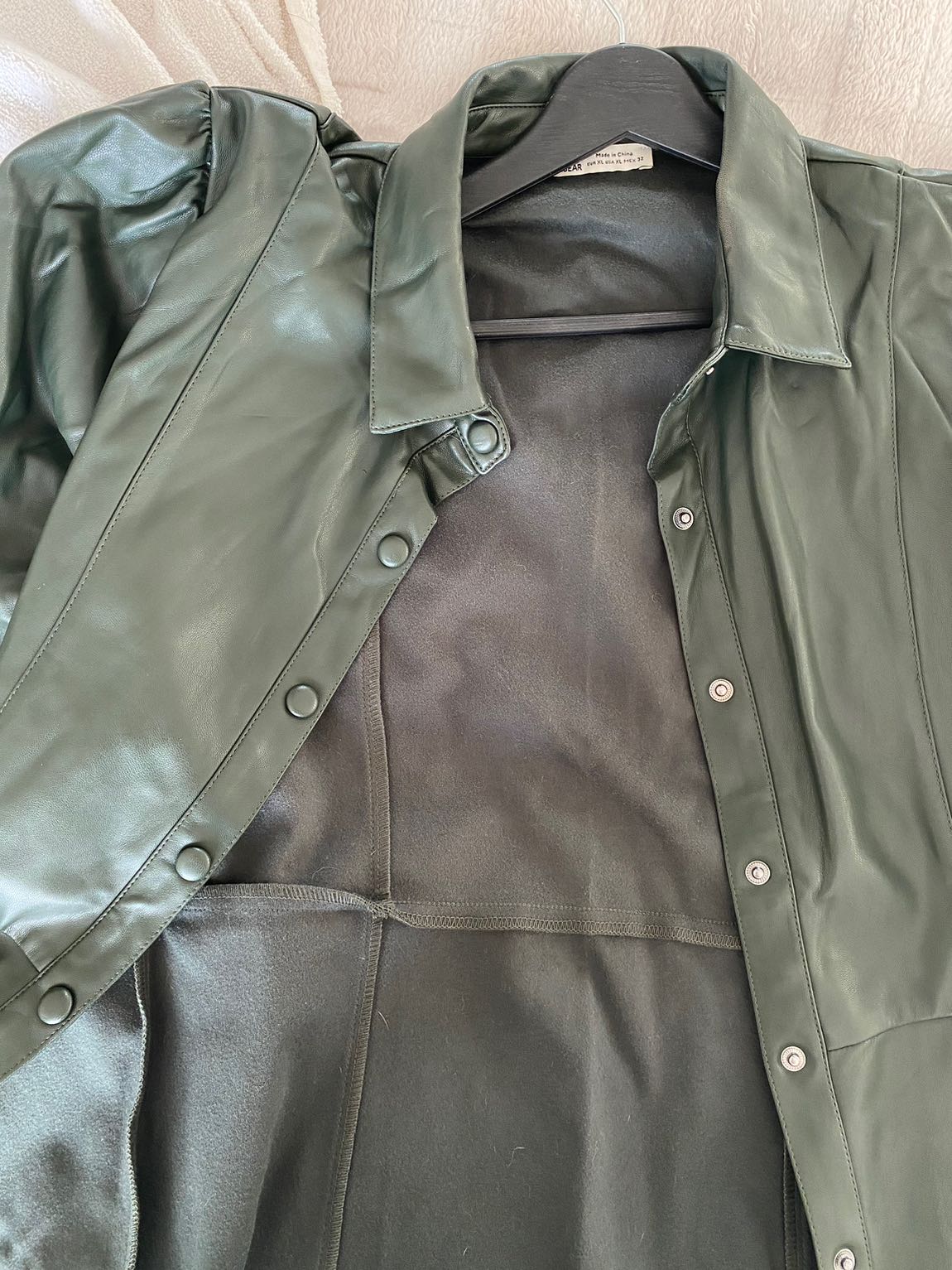 Pull &Bear haki deri Elbise — görsel 6/12