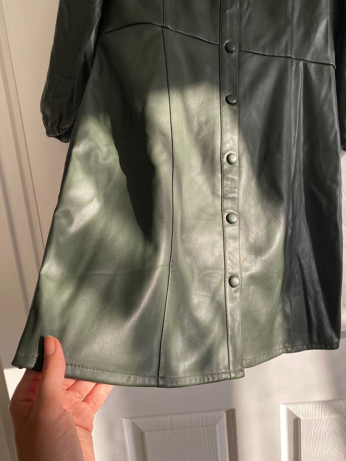 Pull &Bear haki deri Elbise — görsel 3/12