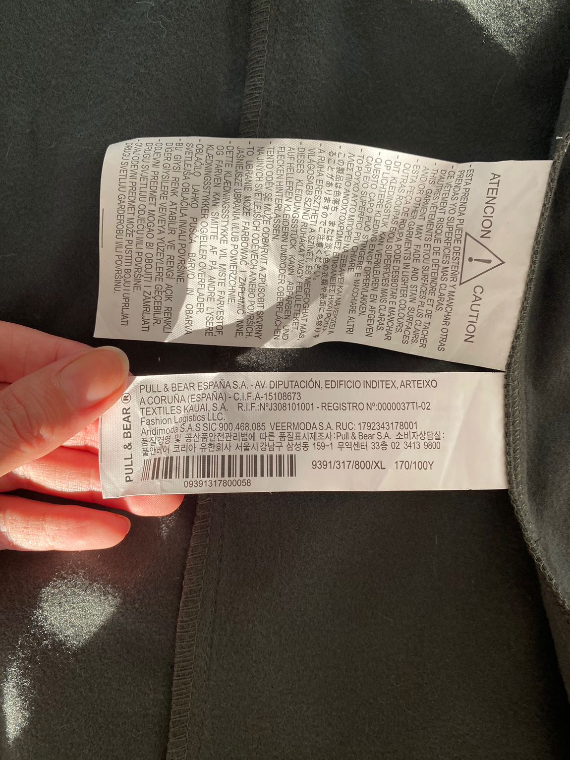 Pull &Bear haki deri Elbise — görsel 7/12