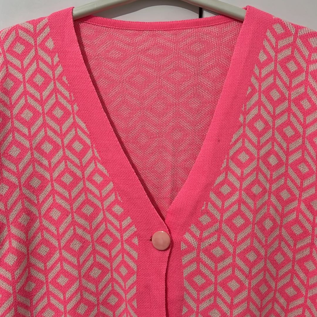 Pembe Desenli Vesna Hırka — görsel 2/5
