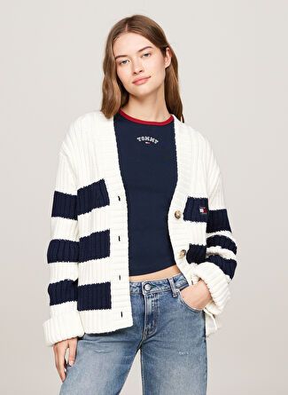 Tommy Hilfiger Çizgili Kazak — görsel 3/7