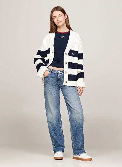 Tommy Hilfiger Çizgili Kazak — görsel 4/7