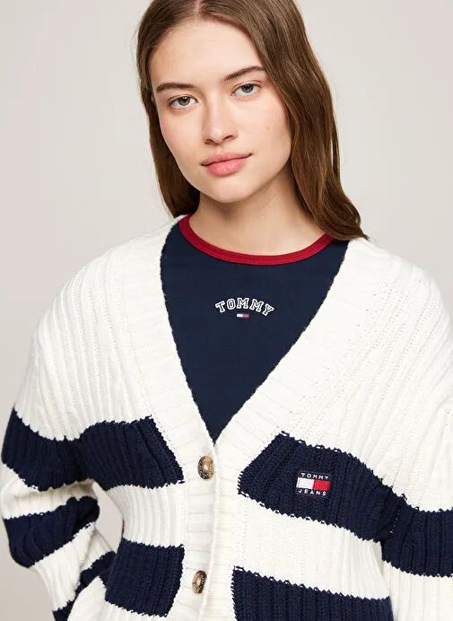 Tommy Hilfiger Çizgili Kazak — görsel 2/7