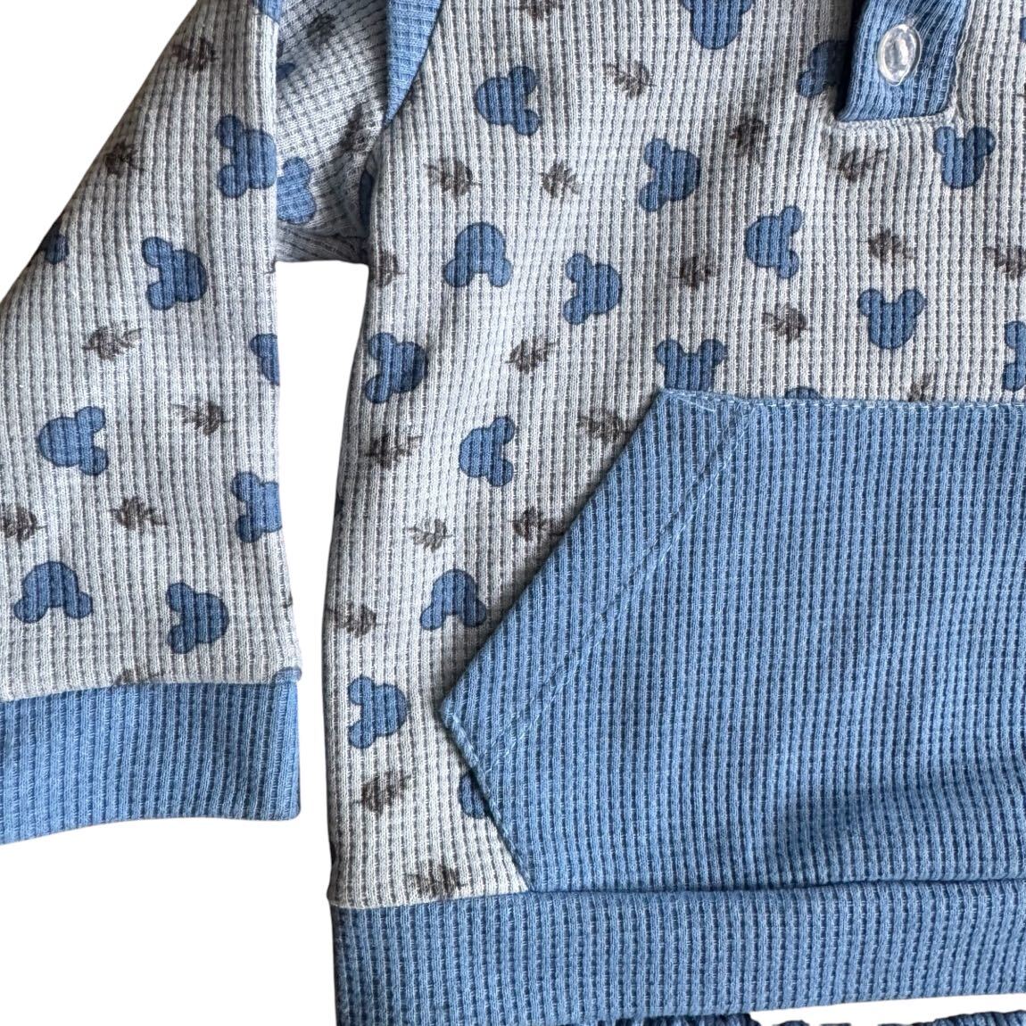 Mavi Mickey Mouse Bebek Eşofman Takımı — görsel 4/6