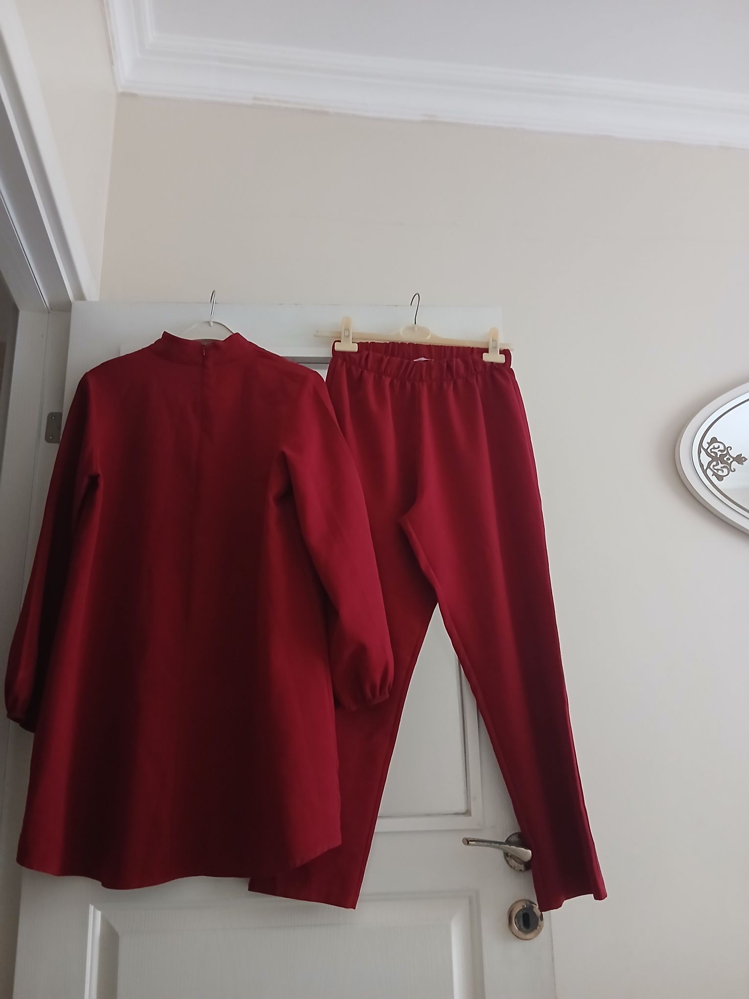 Bordo Tunik ve Pantolon Takımı — görsel 7/7