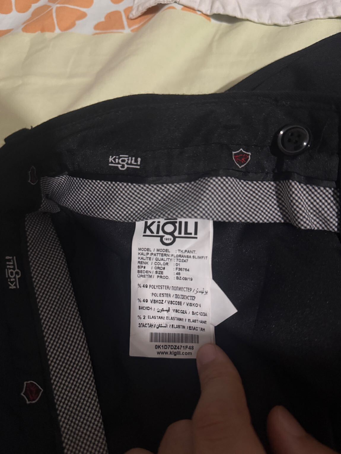 Kiğılı Siyah Üçlü Takım — görsel 7/9