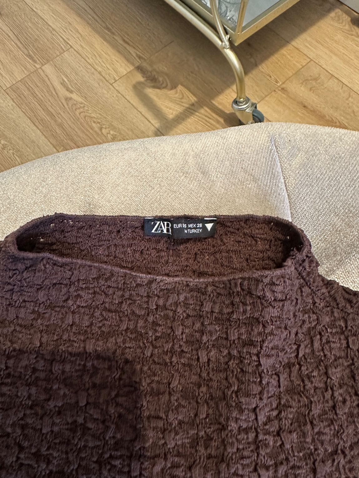 Zara Crop Bluz ve Etek Takımı — görsel 3/3