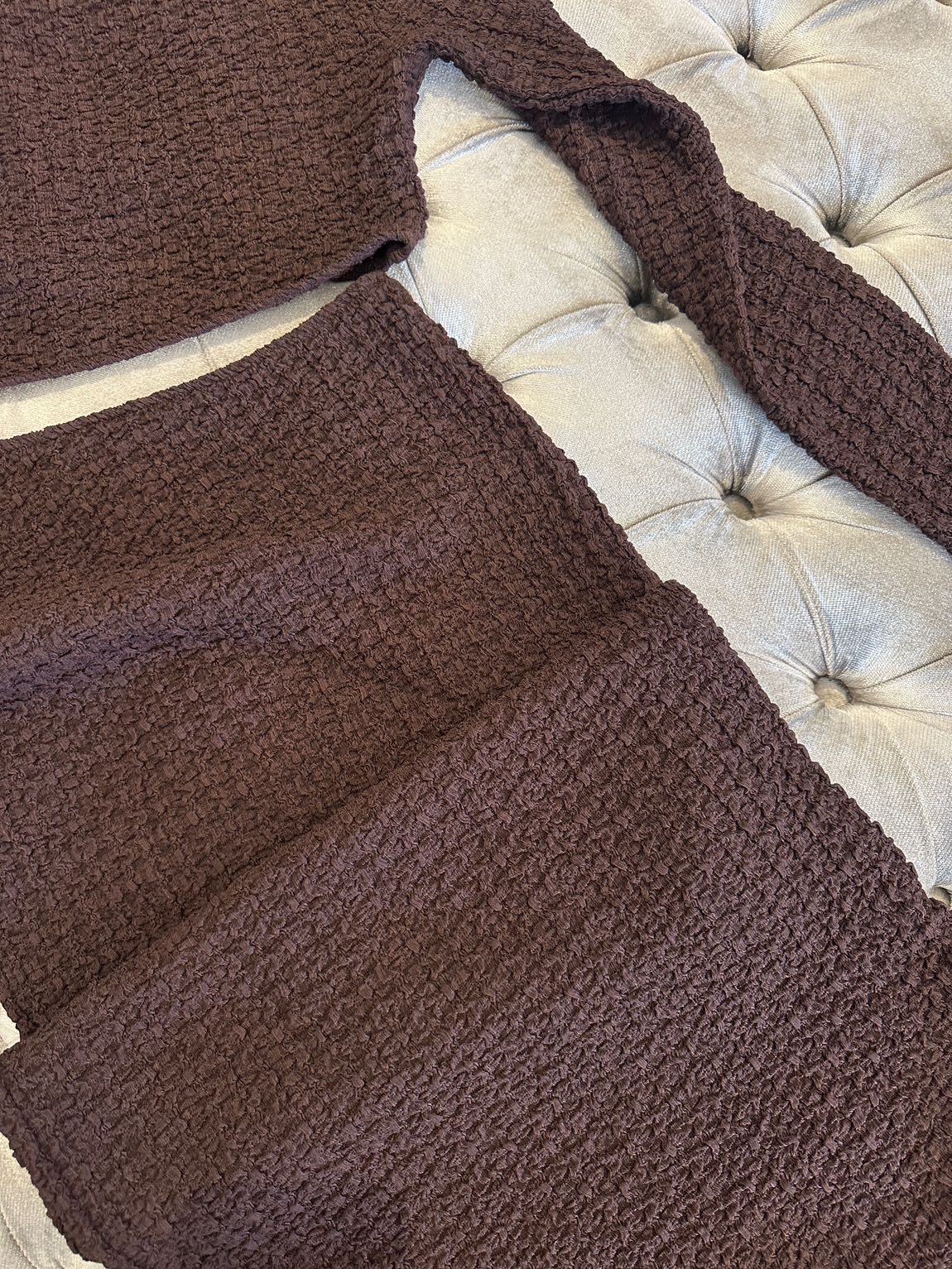 Zara Crop Bluz ve Etek Takımı — görsel 2/3
