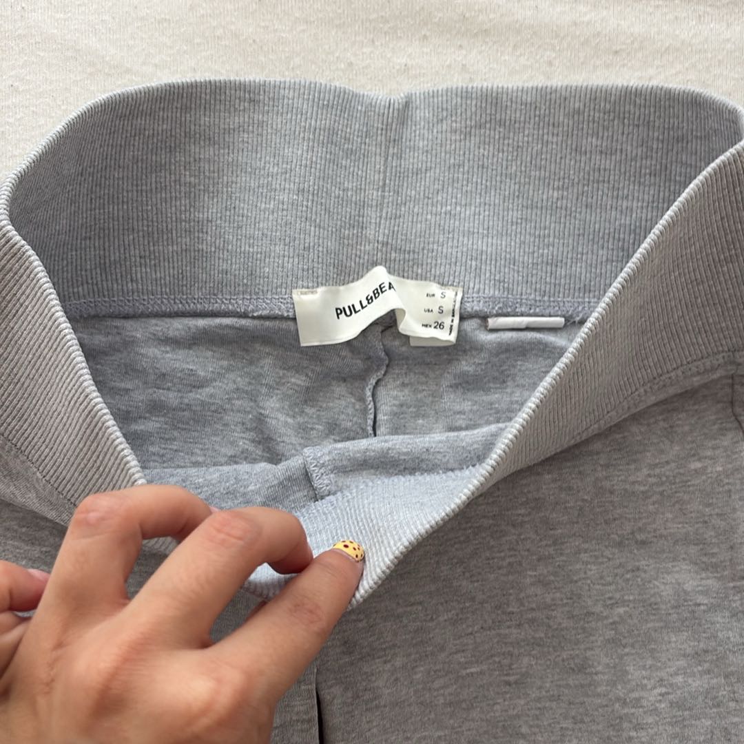 Pull&Bear Gri İspanyol Eşofman — görsel 4/5