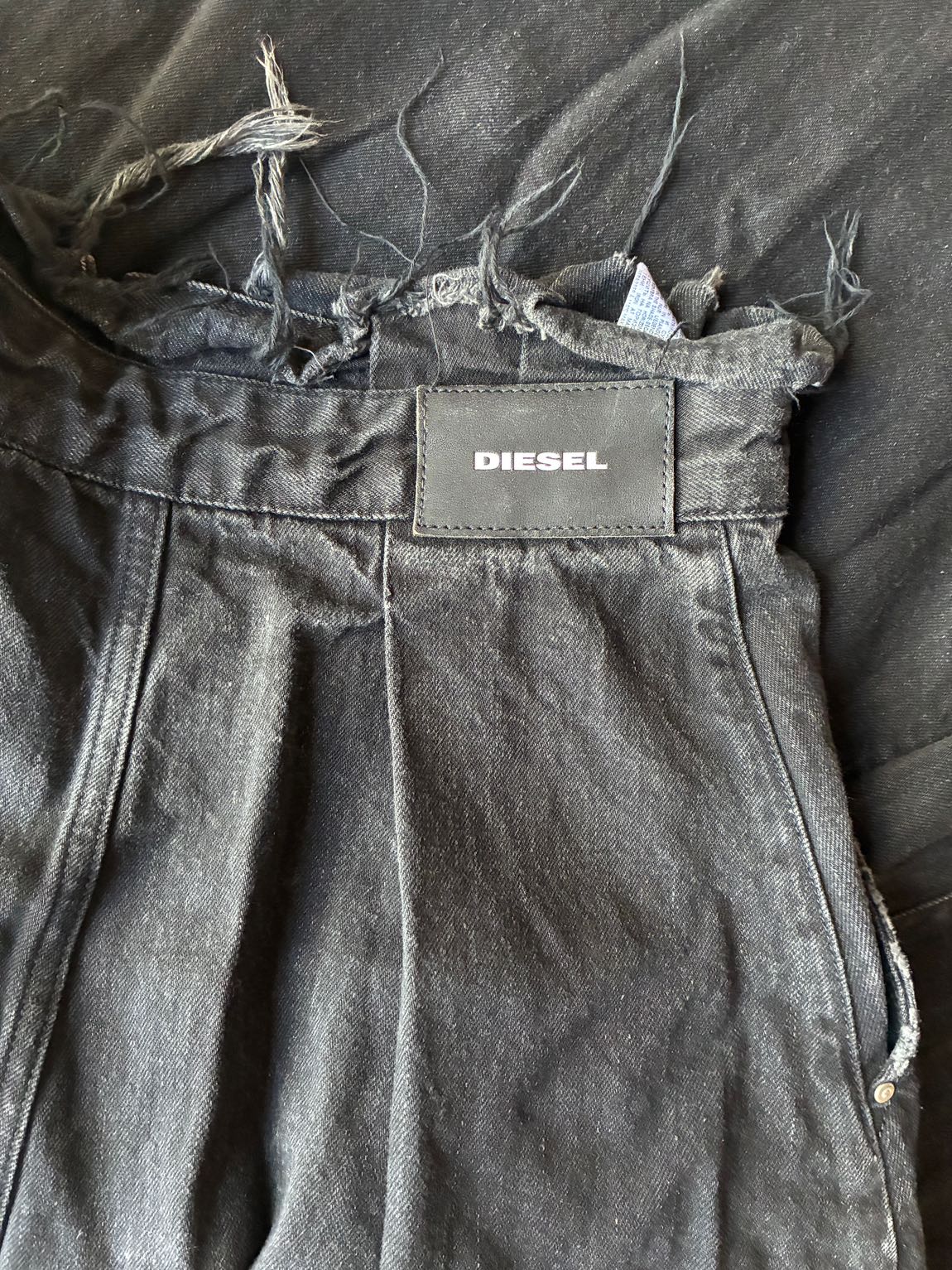 Siyah Diesel Kot Pantolon — görsel 2/4