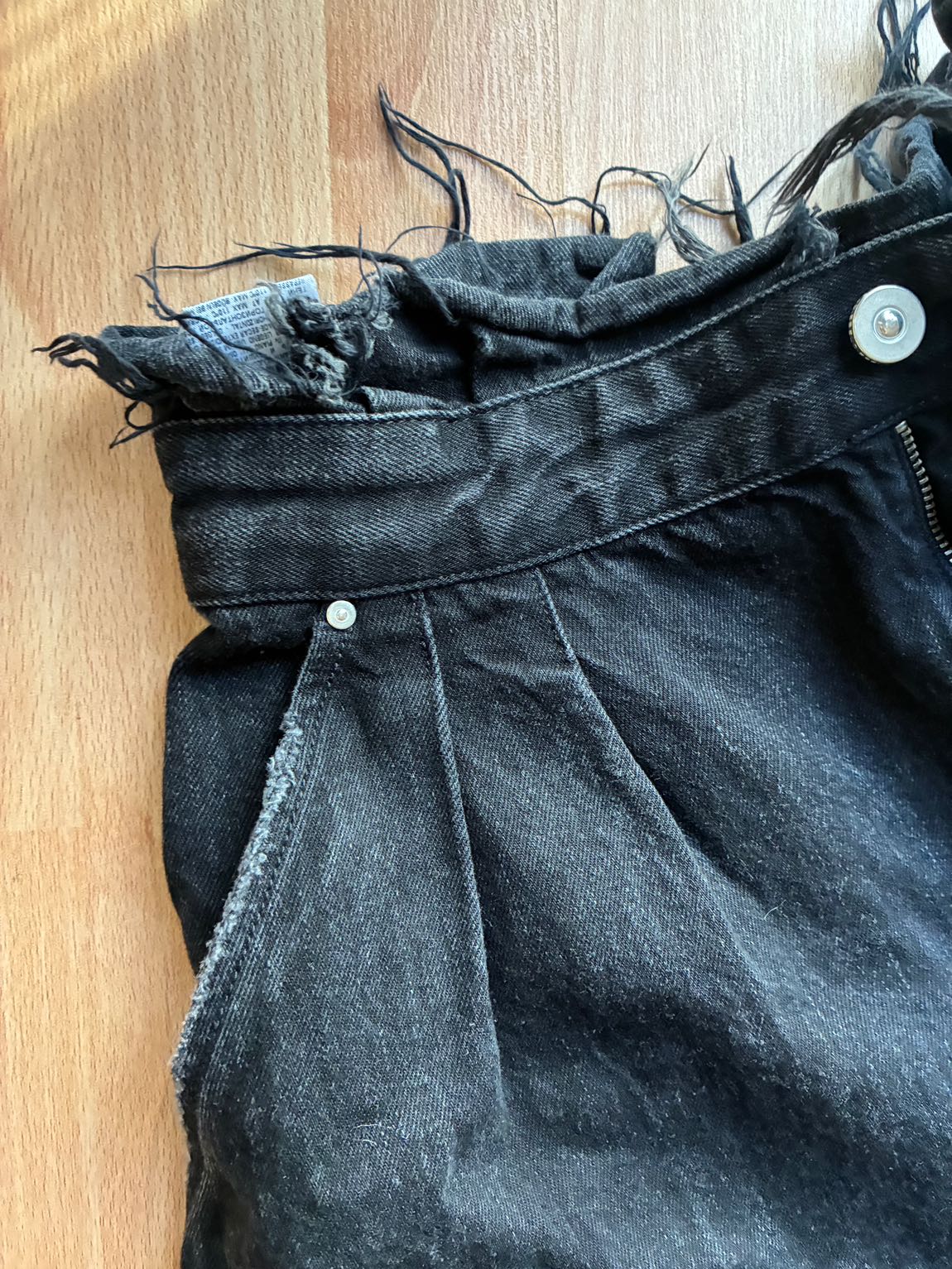 Siyah Diesel Kot Pantolon — görsel 4/4