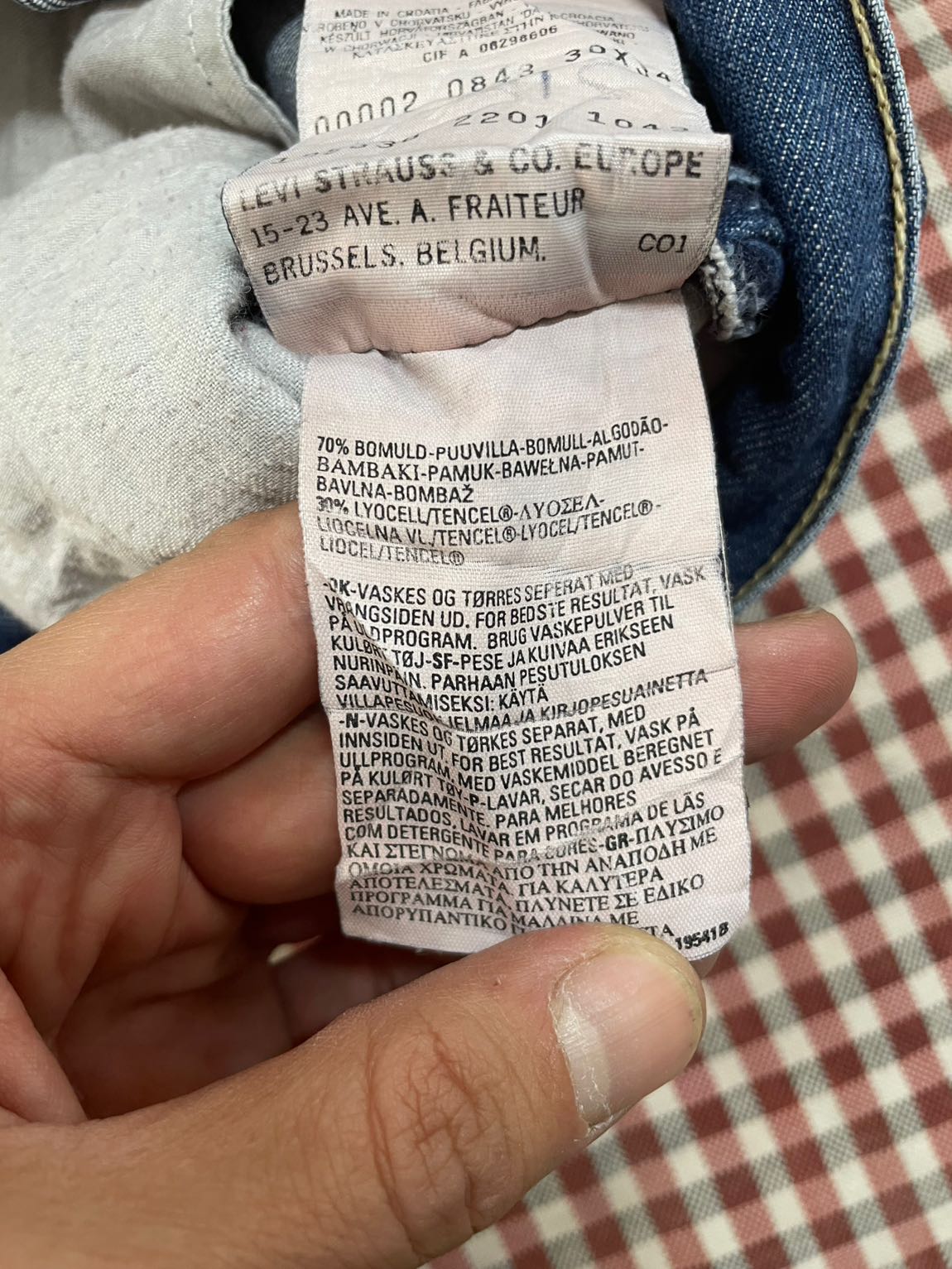 17 Vintage Levi's Engineered Jeans W30 — görsel 9/12