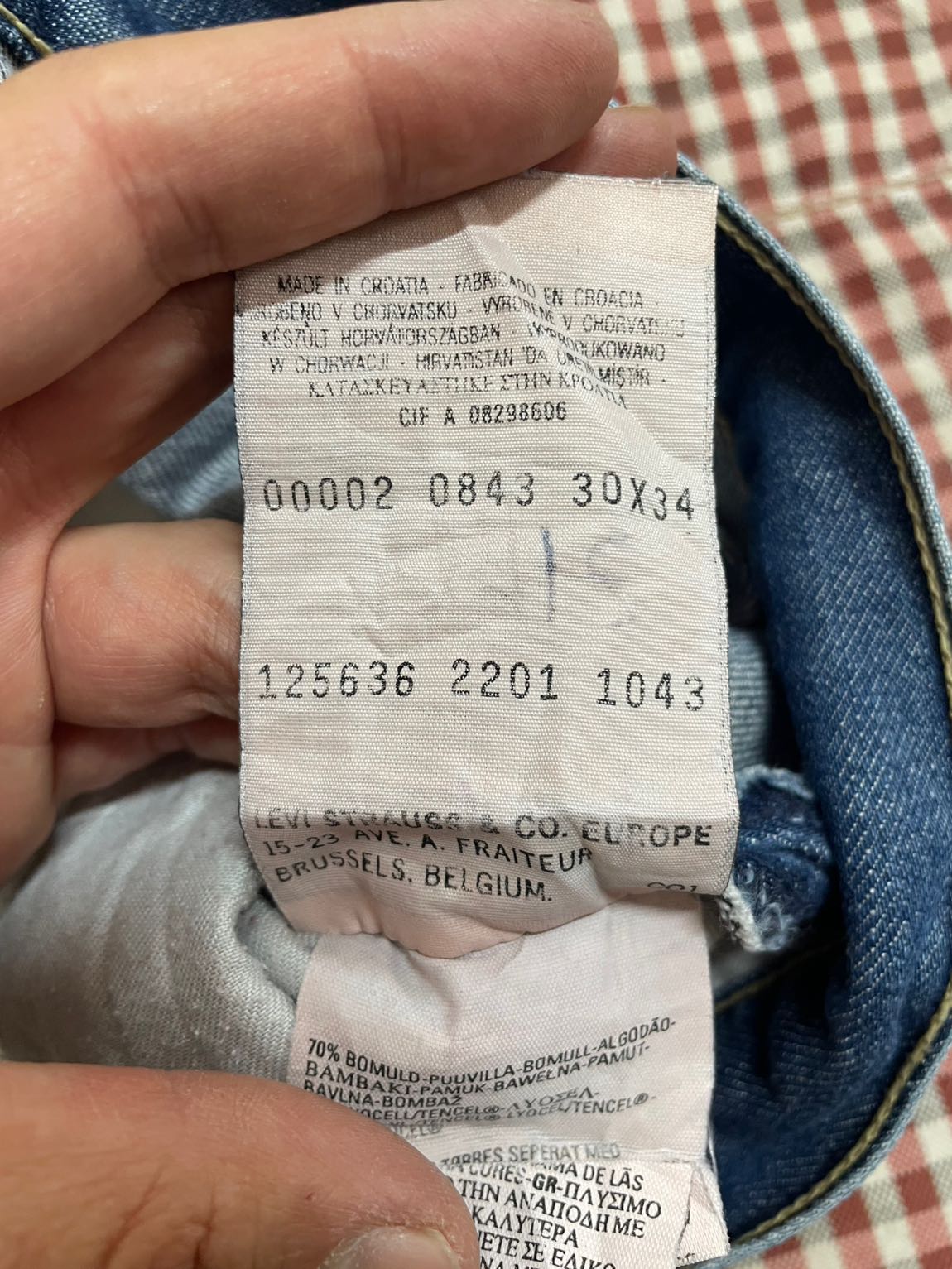 17 Vintage Levi's Engineered Jeans W30 — görsel 10/12