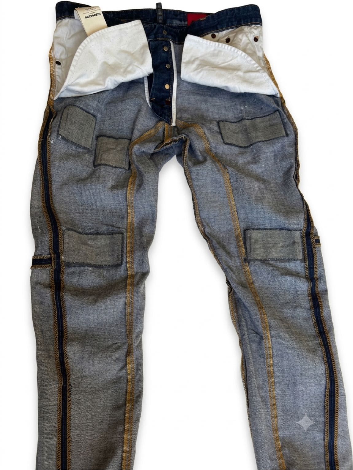Dsquared2 Tiddy Biker Jean Beymenden — görsel 8/8