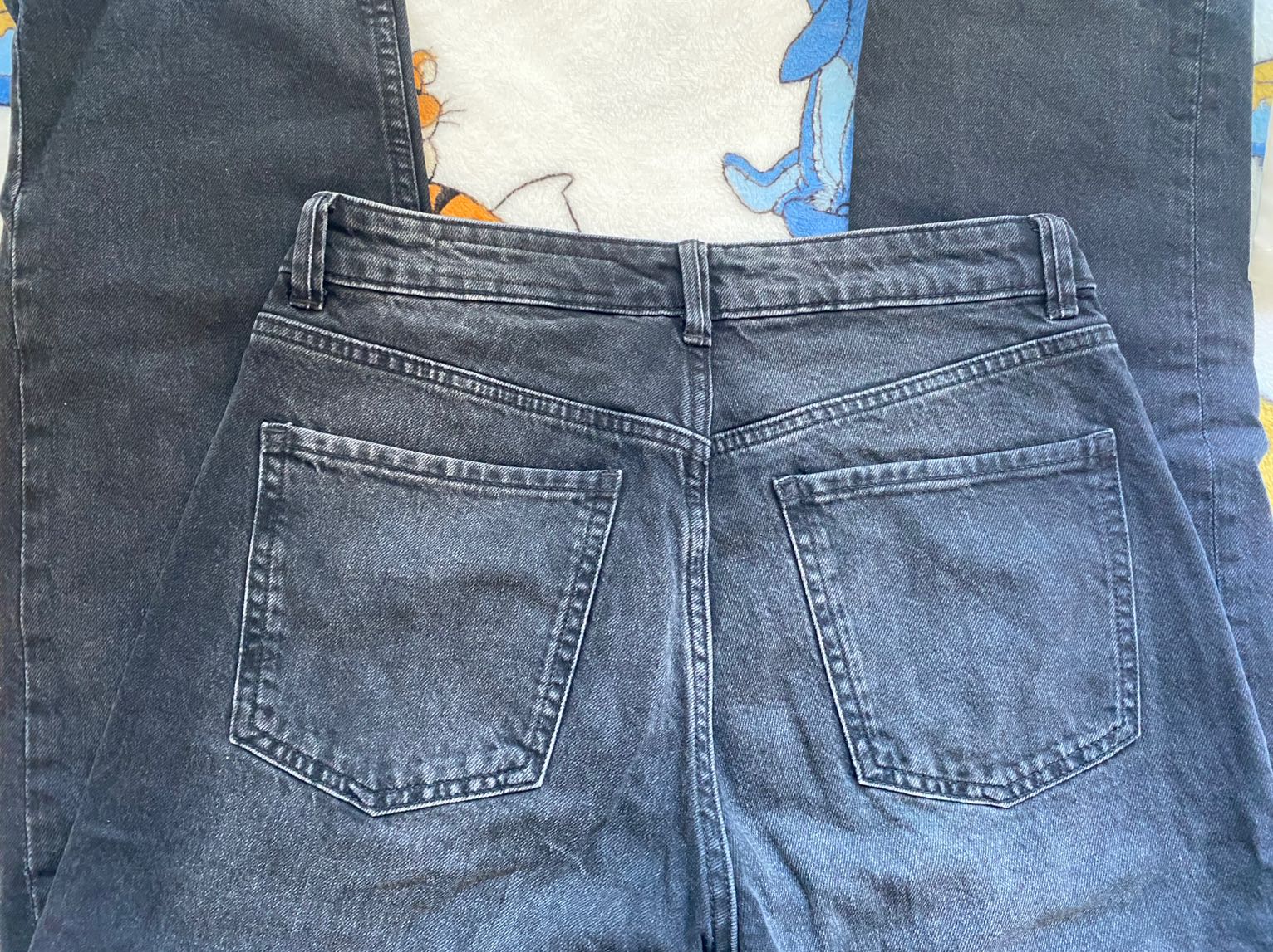 Bershka Siyah Jean Pantolon — görsel 3/4