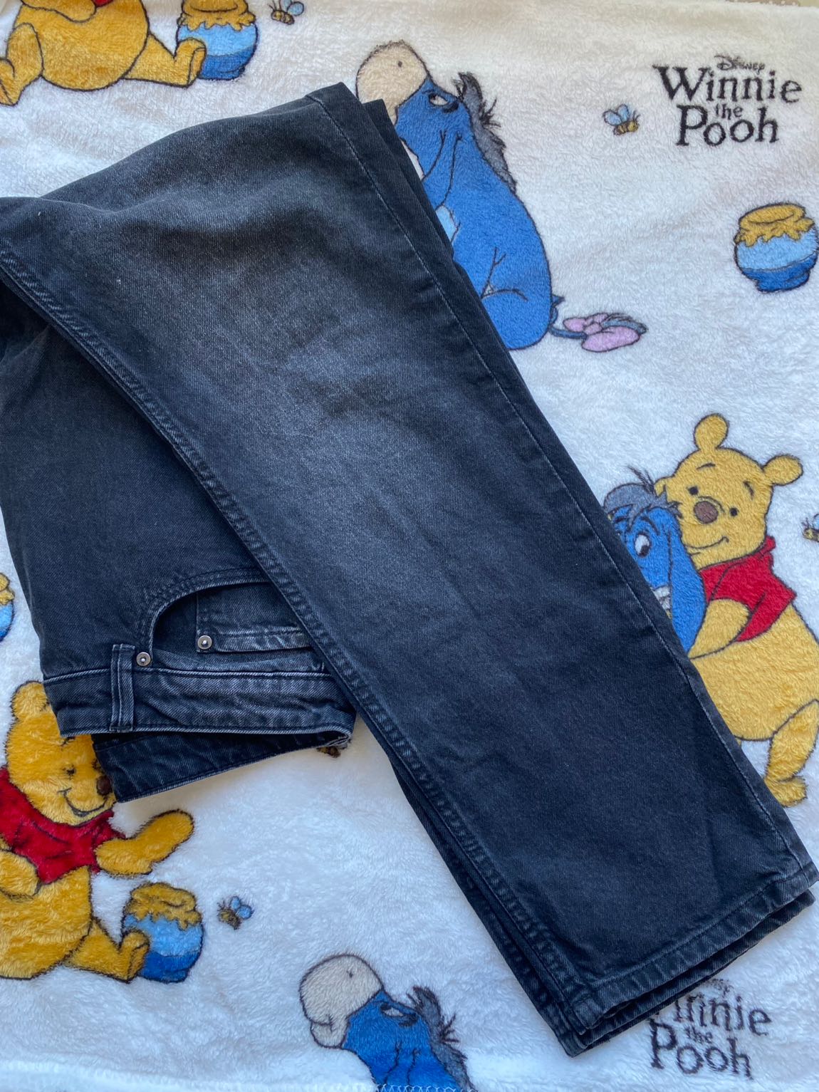 Bershka Siyah Jean Pantolon — görsel 4/4