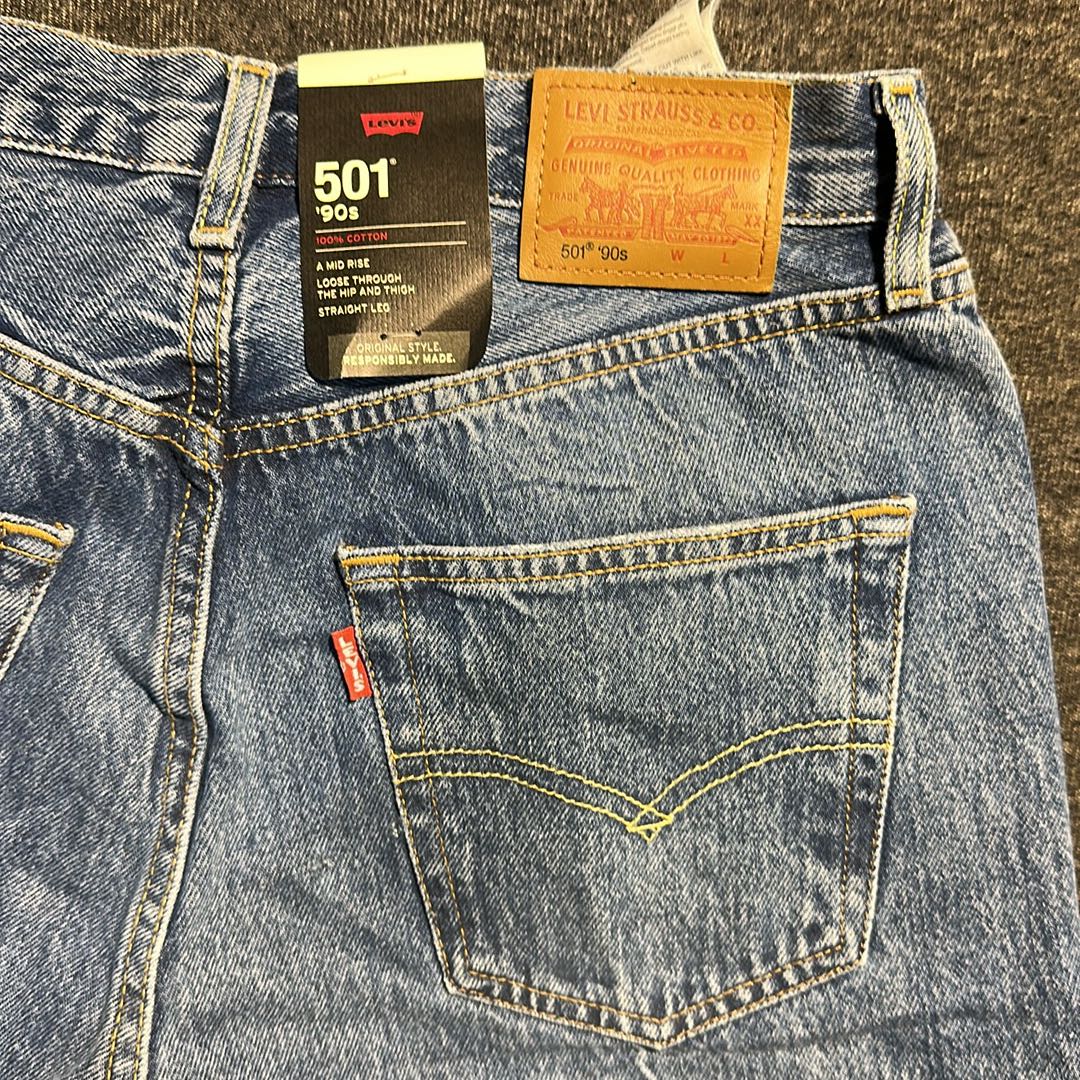Levi's Mavi Kot Pantolon orijinal etiket — görsel 4/7