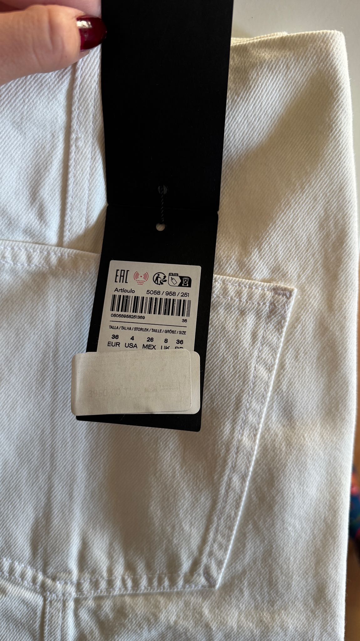 Massimo Dutti hiç giyilmemiş jean — görsel 6/8