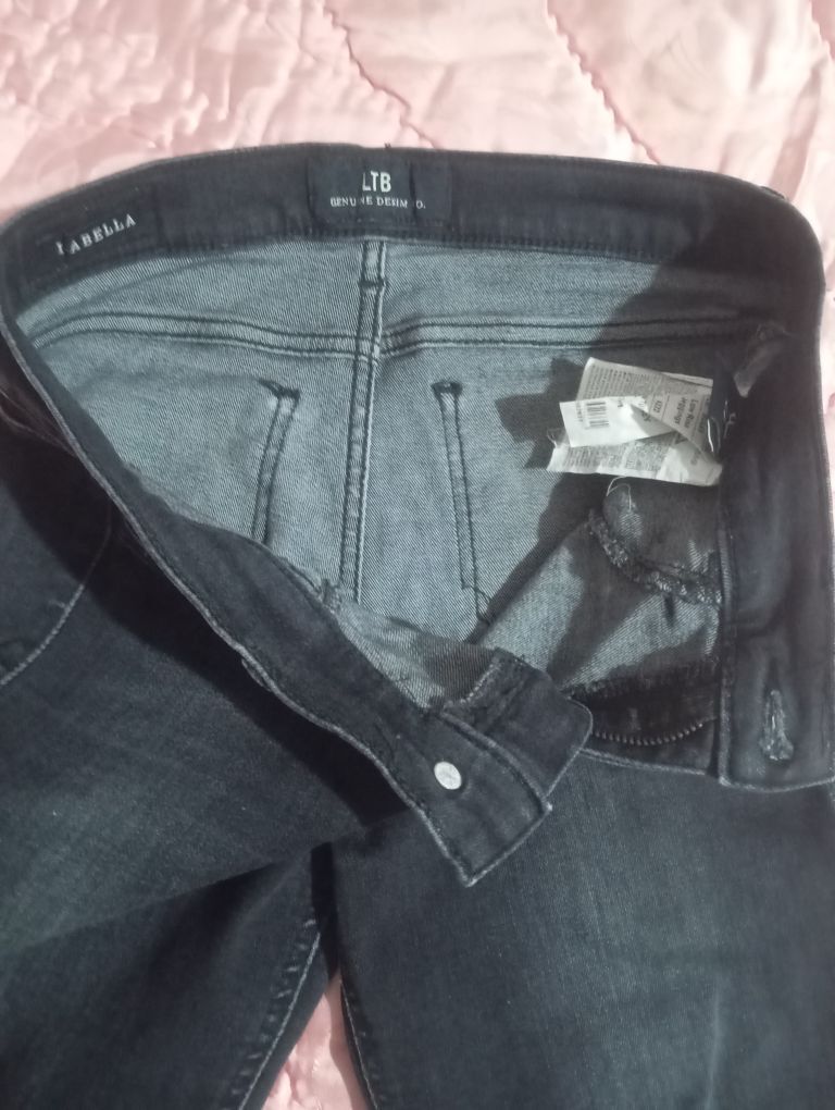 Dar Paça Siyah Jean Pantolon — görsel 10/13