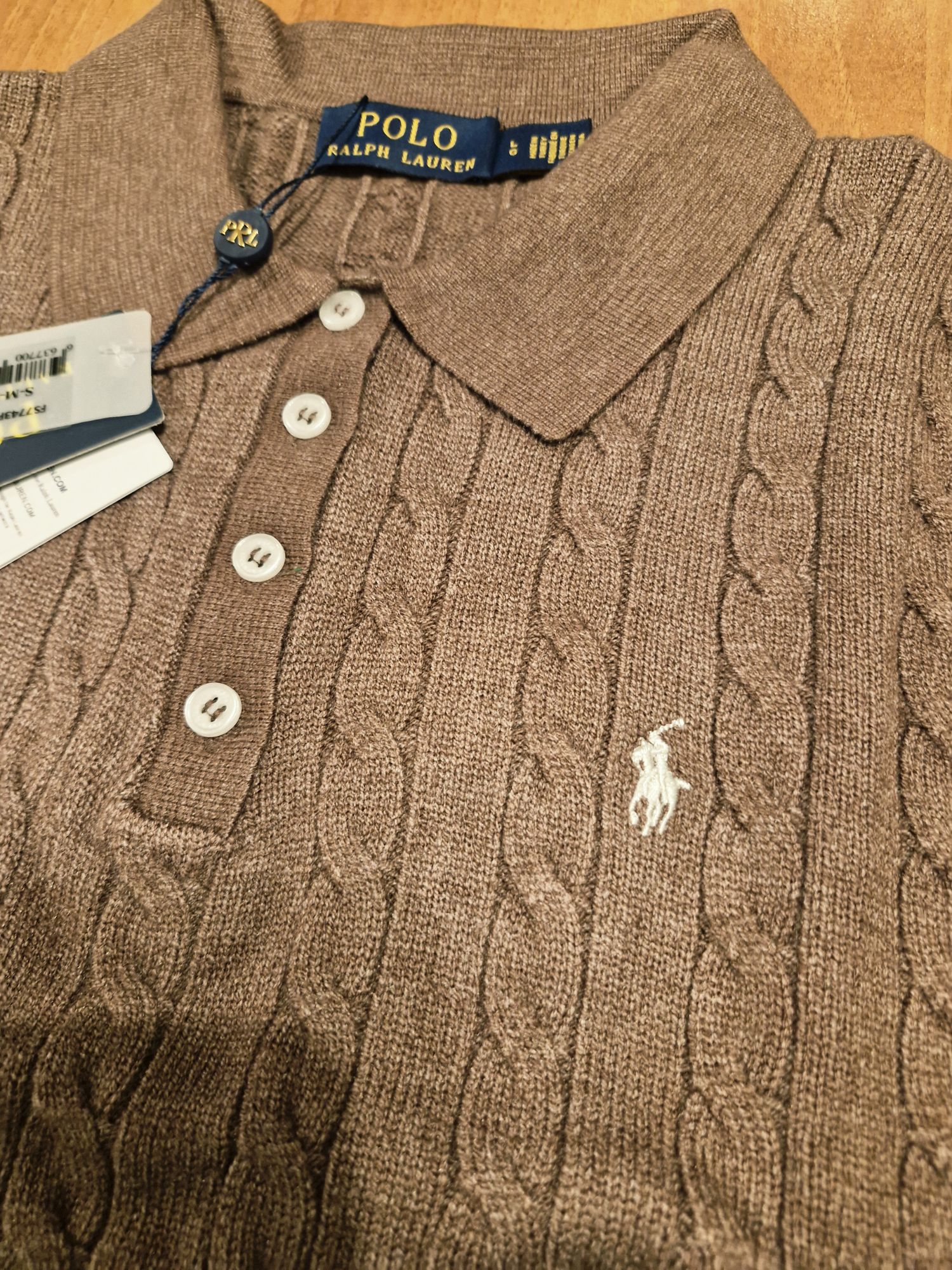 Polo Ralph Lauren Brown Örgü Triko (S) — görsel 5/7