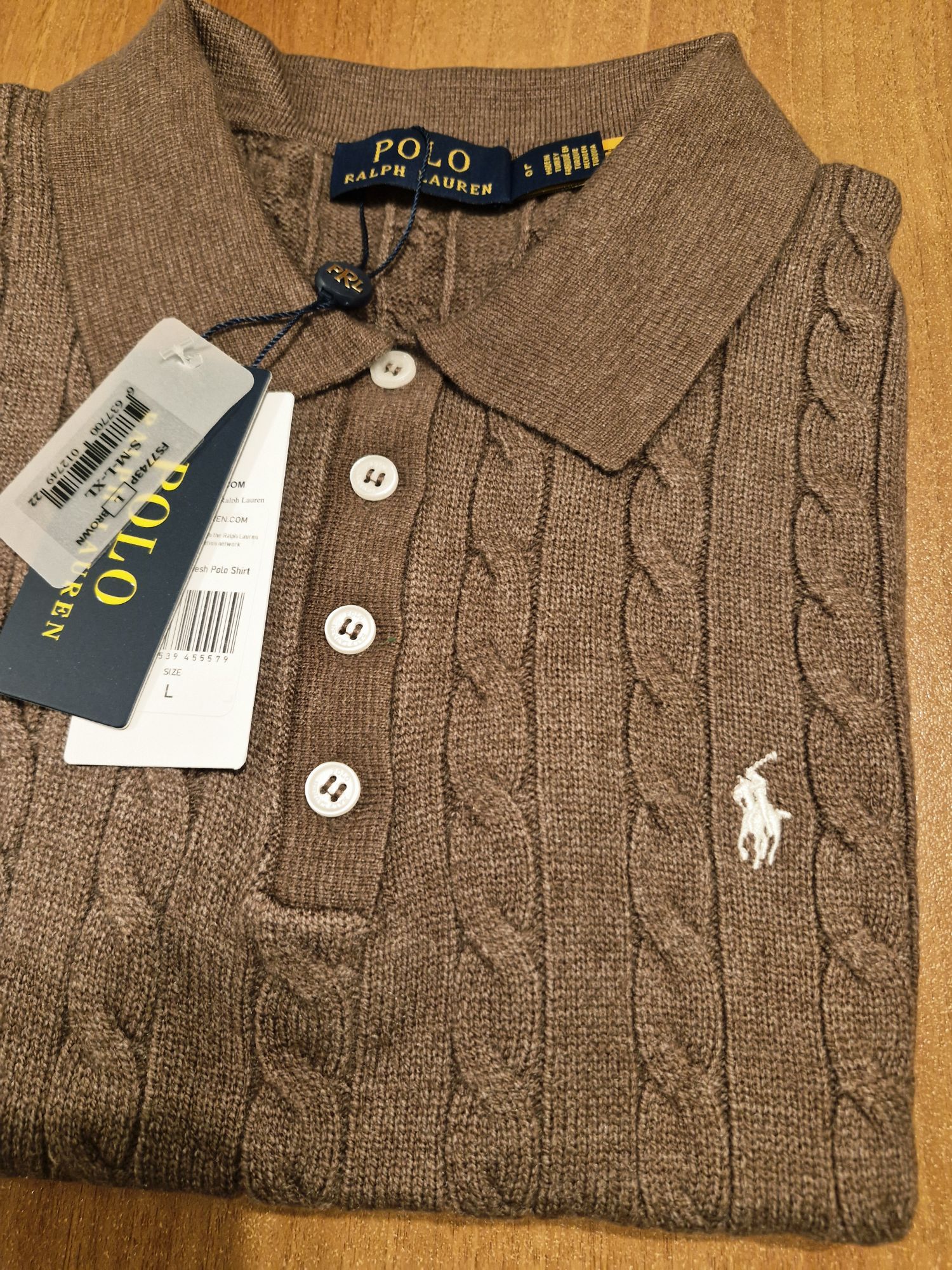 Polo Ralph Lauren Brown Örgü Triko (S) — görsel 3/7