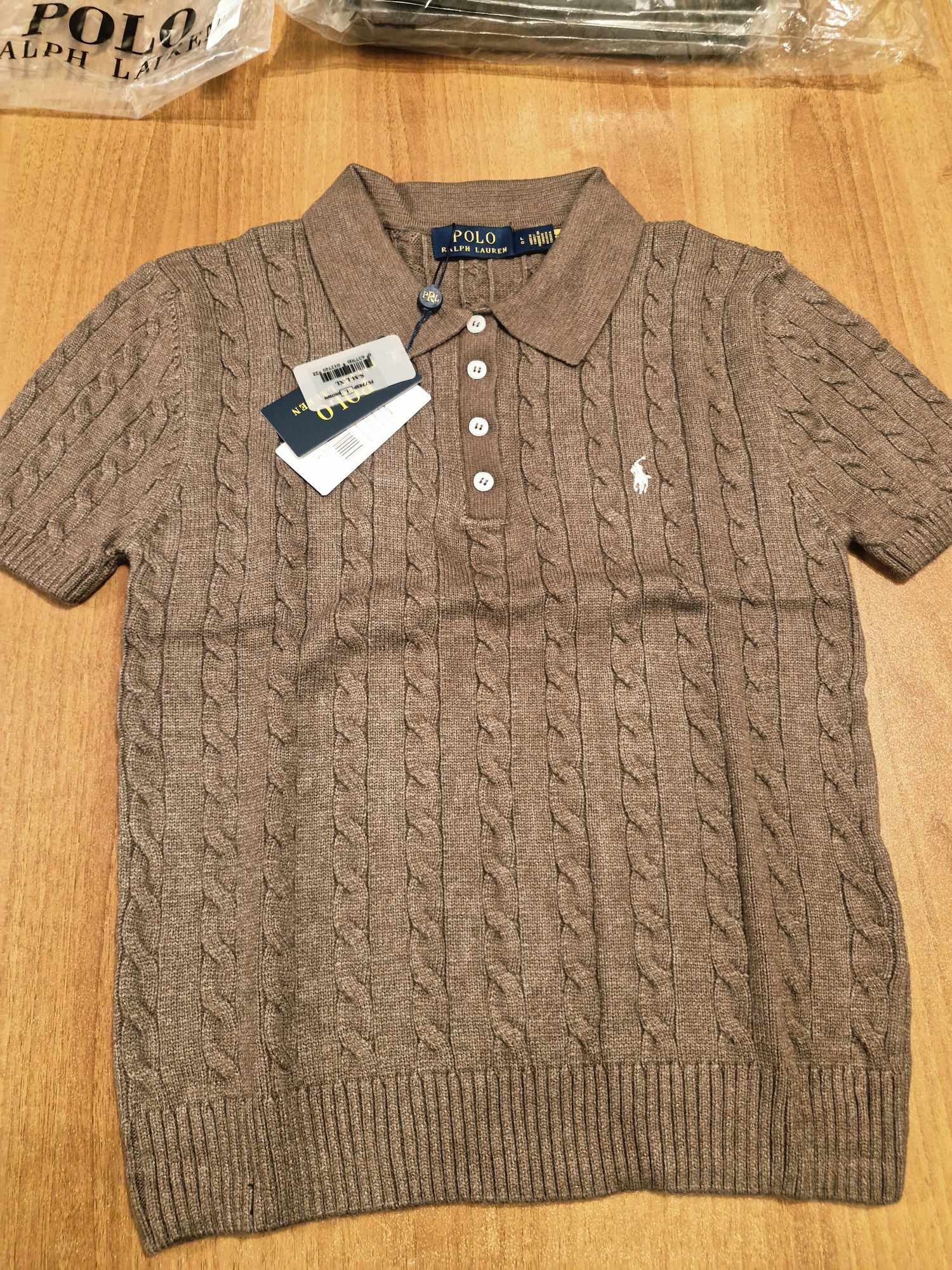 Polo Ralph Lauren Brown Örgü Triko (S) — görsel 4/7