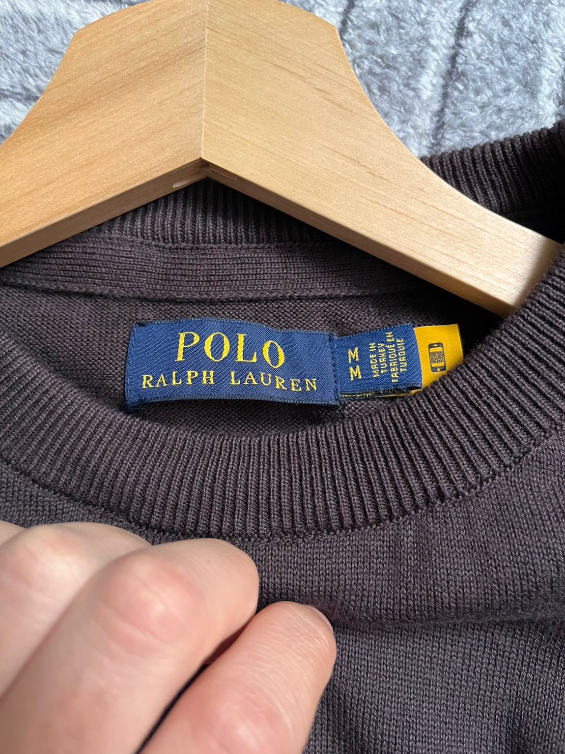 Polo Ralph Lauren Kahverengi triko Kazak — görsel 3/6